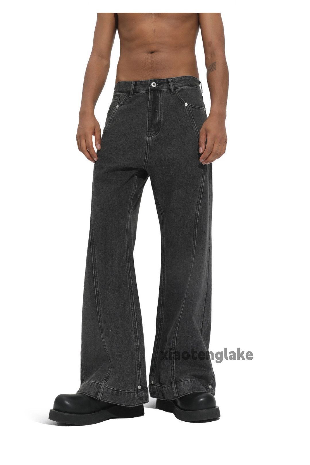 Jean zx vintage washed faded punk grunge hiphop jeans Size US 32 / EU 48 - 5 Thumbnail