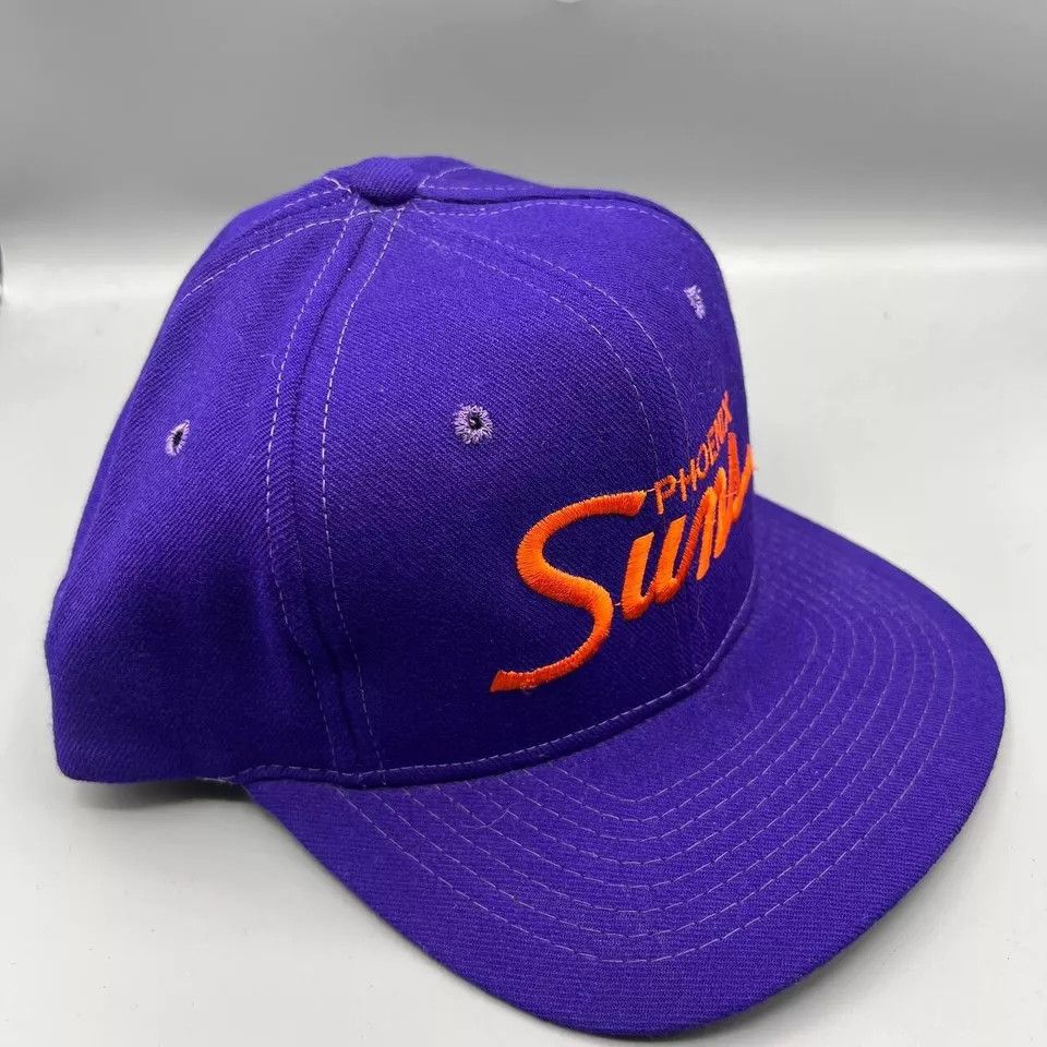 Sports Specialties × Vintage Phoenix Suns Hat Men Sports Specialties Snap Back 100% Wool Size ONE SIZE - 3 Thumbnail