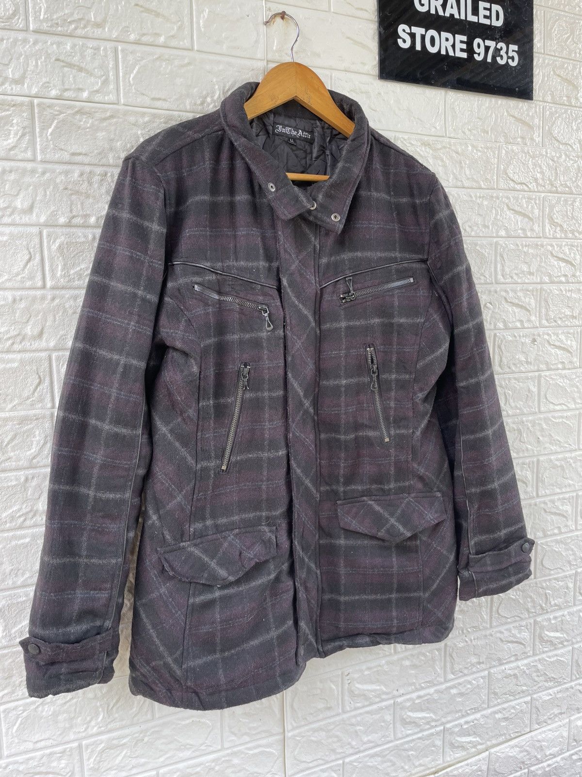 In The Attic × Japanese Brand Vintage In The Attic Wool Jacket Size US L / EU 52-54 / 3 - 3 Thumbnail