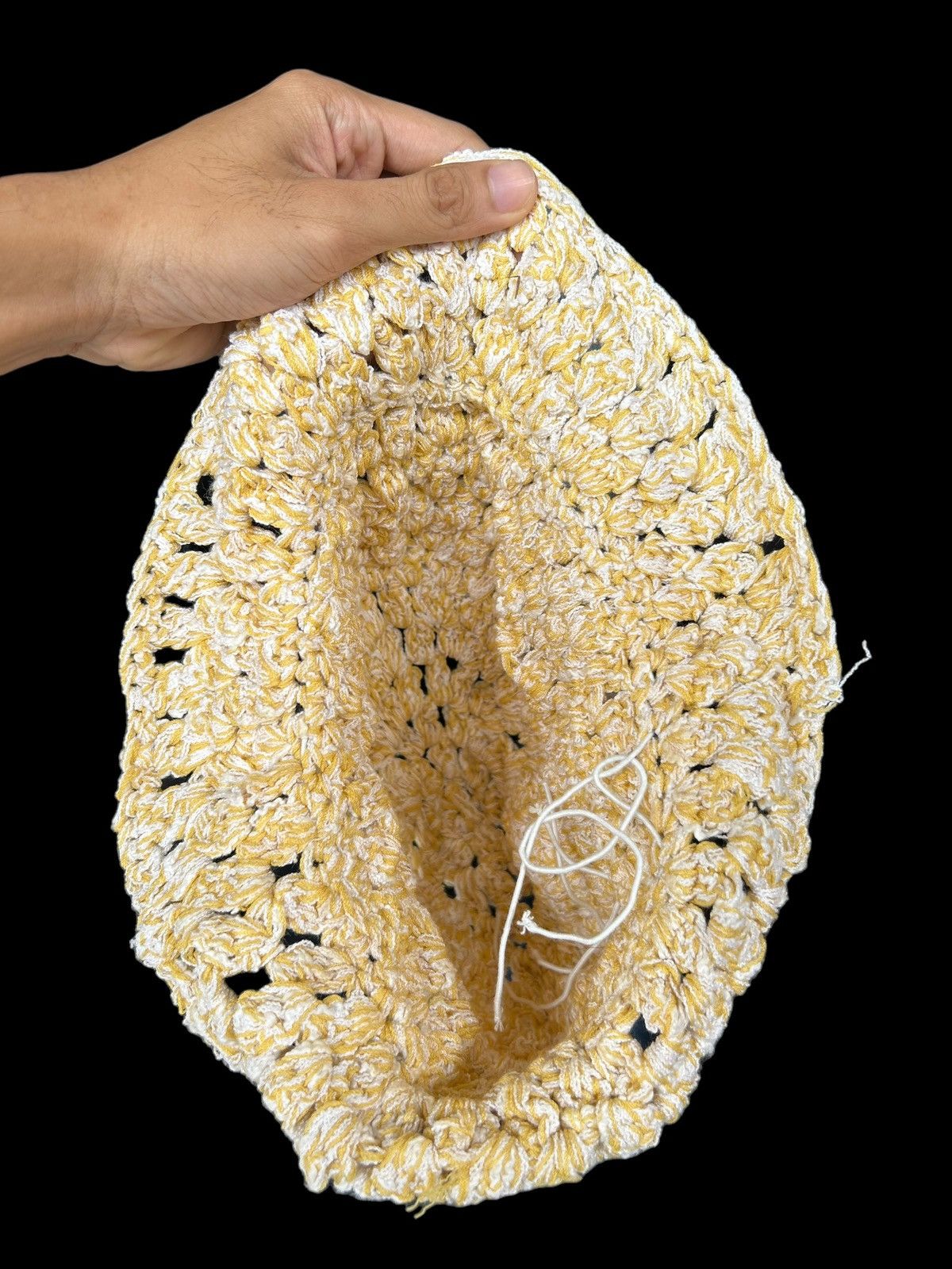 Japanese Brand × Kapital × Vintage Crochet Knitted Handmade Bucket Hats Size ONE SIZE - 4 Thumbnail