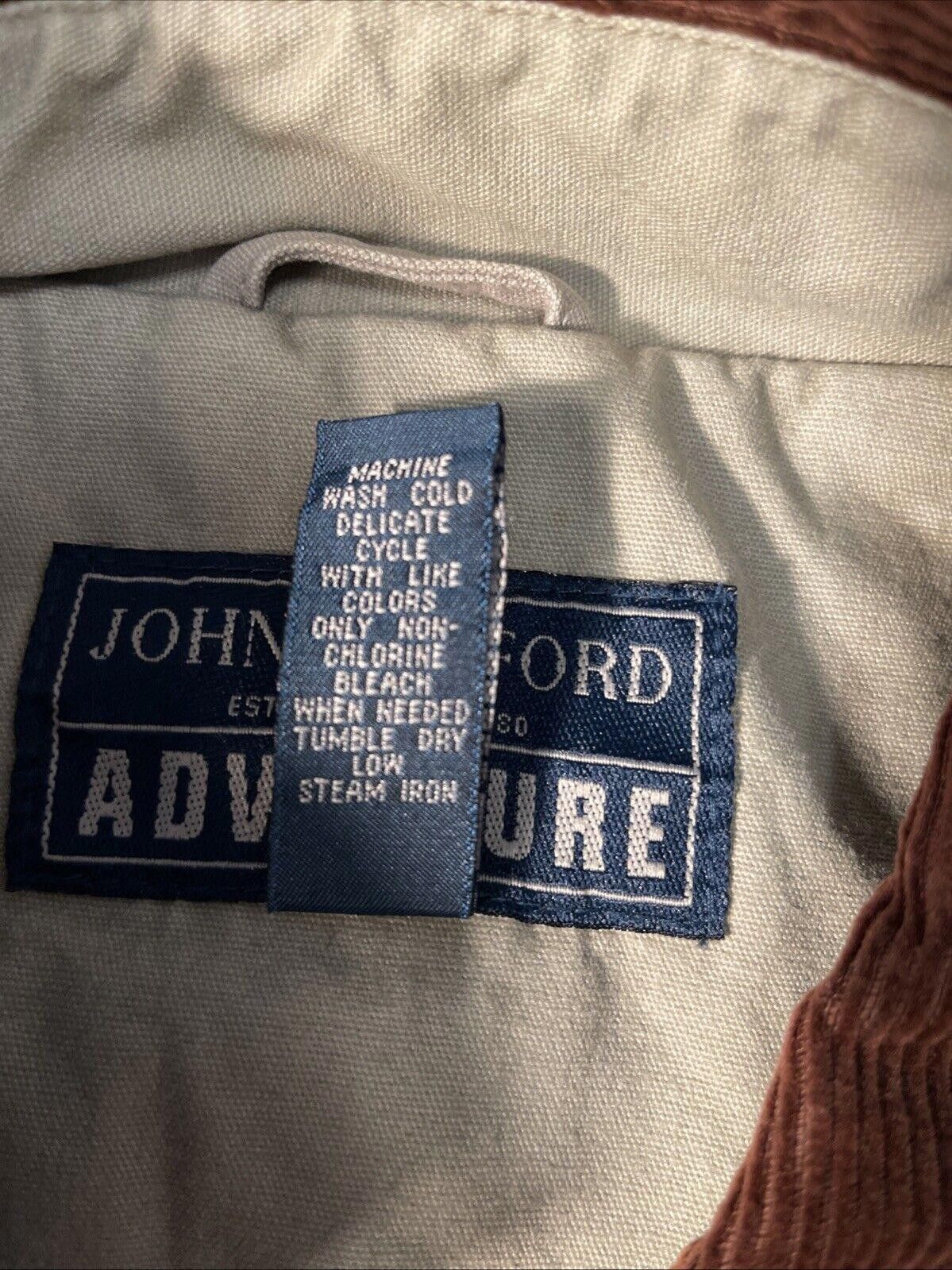John Ashford Vintage John Ashford Mens Adventure M Beige Cotton Jacket Size US M / EU 48-50 / 2 - 3 Thumbnail