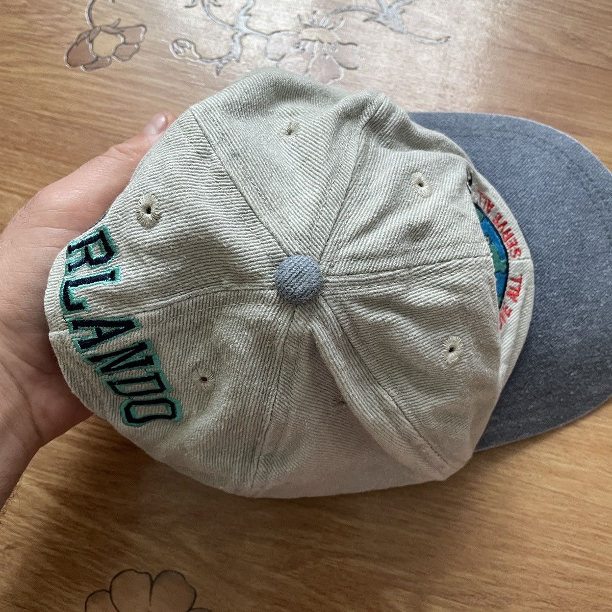 Hard Rock Cafe × Vintage Vintage Hard Rock Cafe Orlando Save The Planet Cap Size ONE SIZE - 8 Thumbnail