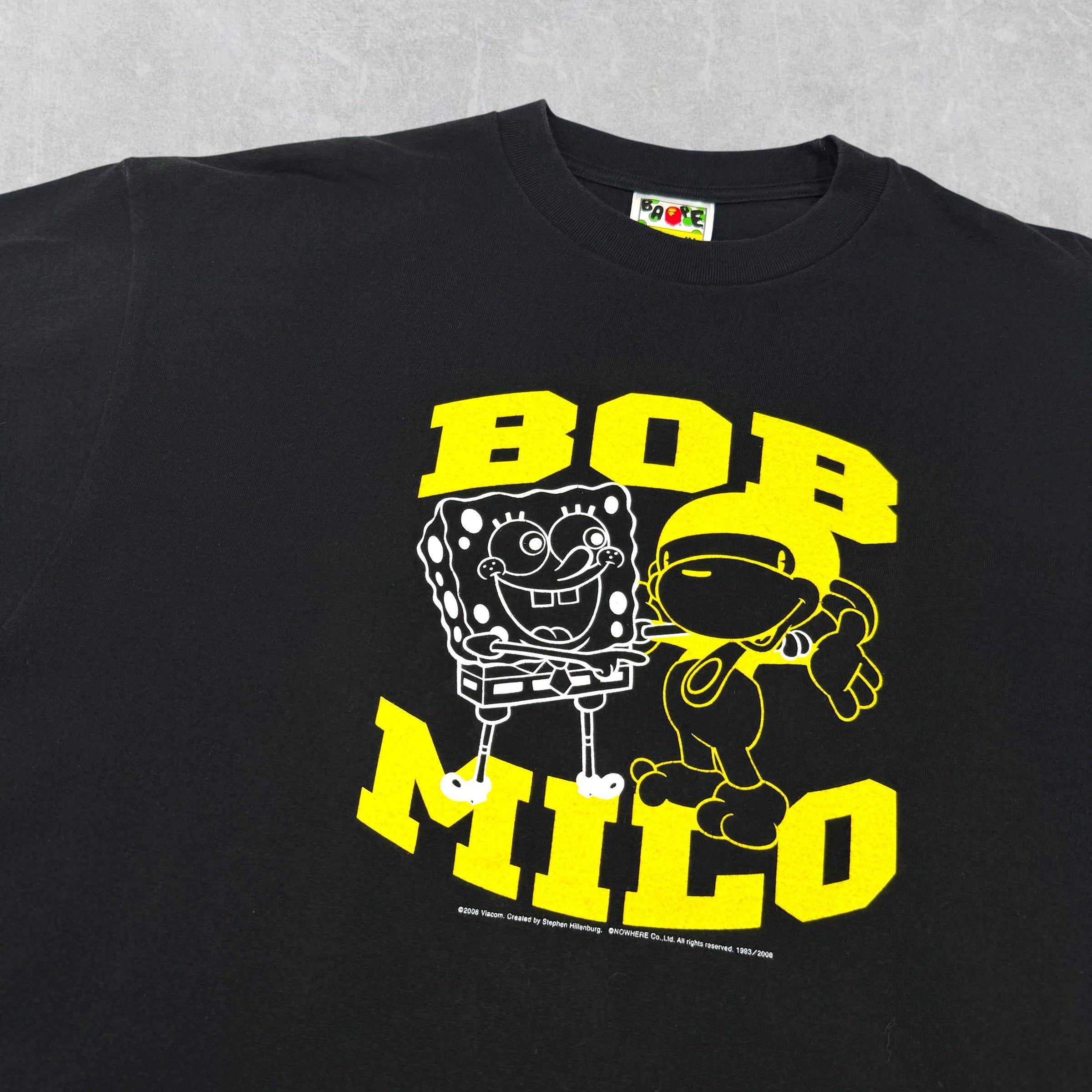 Bape Bape Spongebob Milo Bob Tee XL Size US XL / EU 56 / 4 - 3 Thumbnail