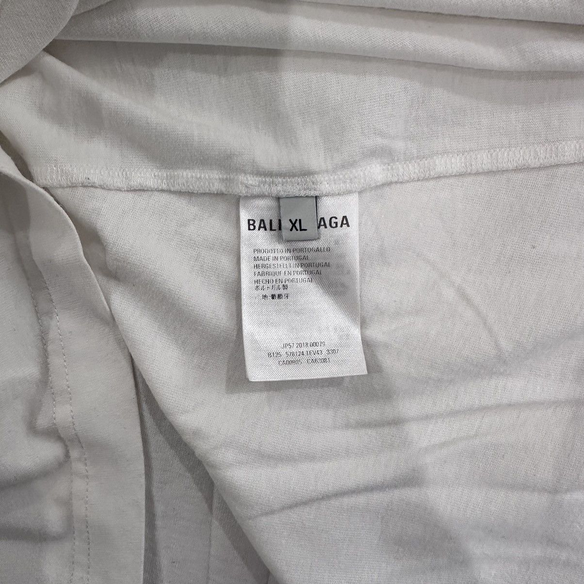 Balenciaga Balenciaga Back Logo T-Shirt Size US XL / EU 56 / 4 - 7 Thumbnail