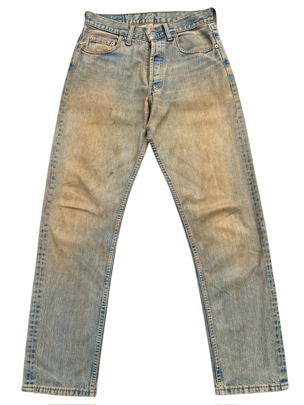 Vintage 90s Levi’s 517 Mudwash Distressed Denim Jeans 31x31