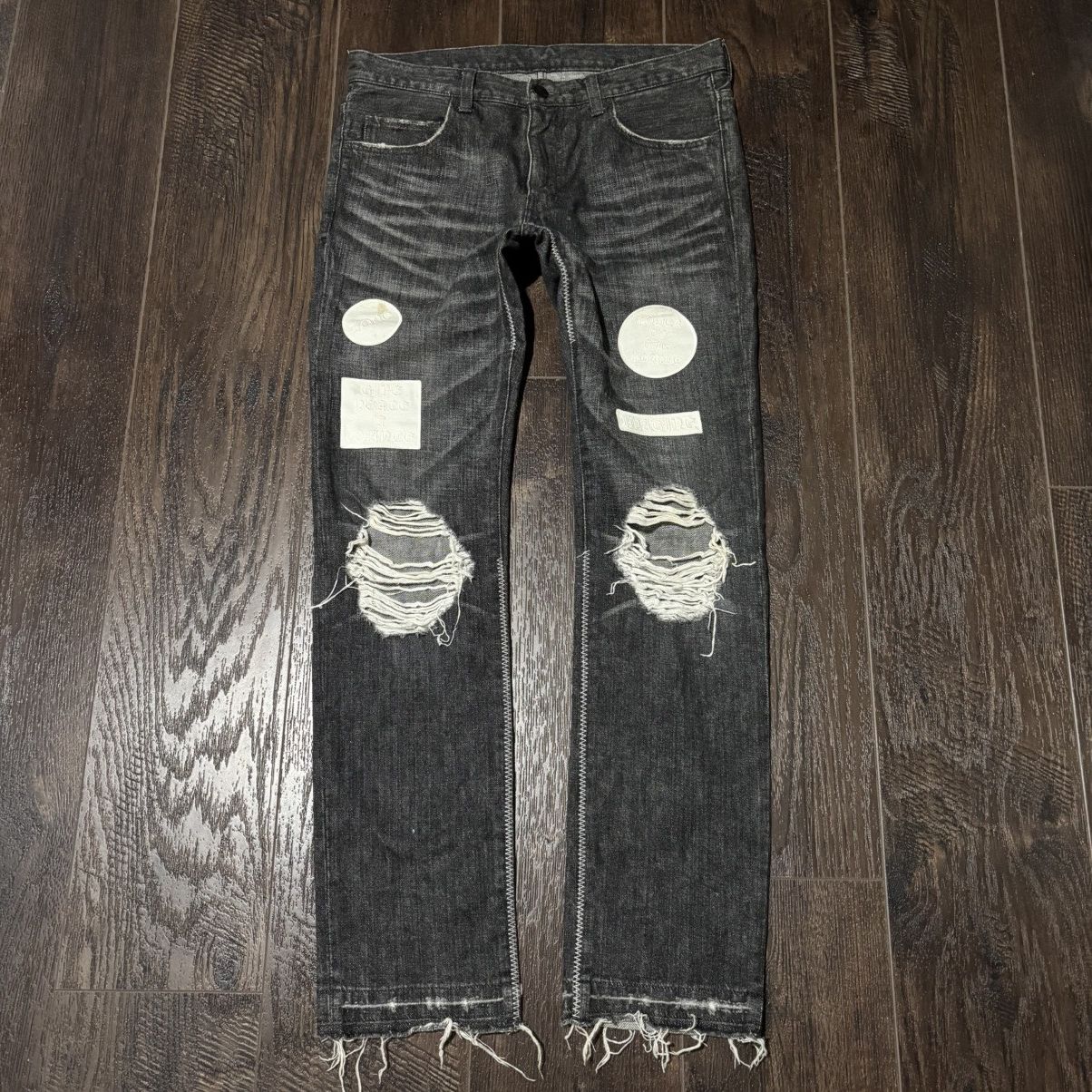 Number (N)ine NUMBER NINE SS07 “ABOUT A BOY” MUDWASH PAIN DENIM