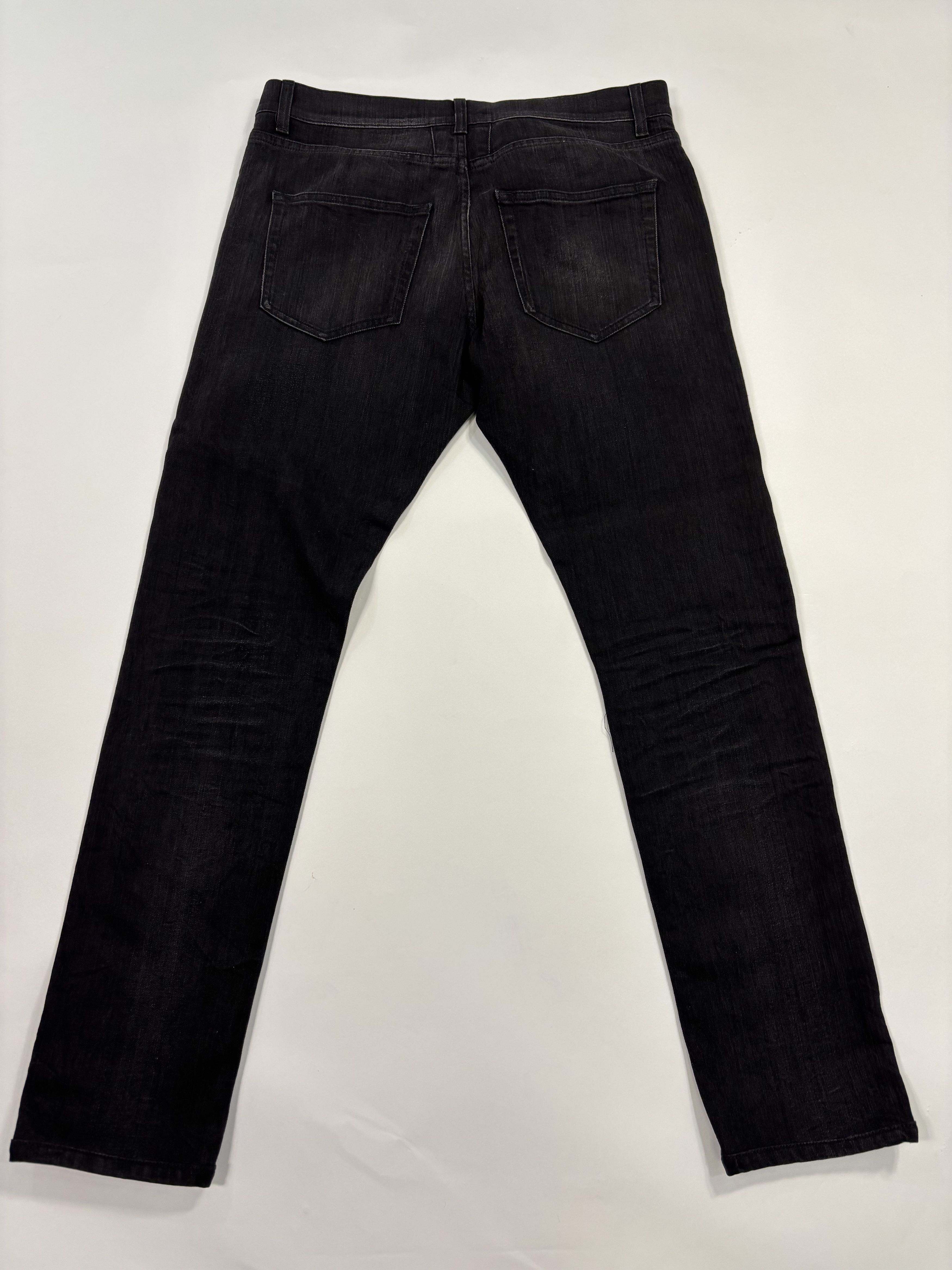 Saint Laurent Paris Saint Laurent Distressed Black Pants Size US 32 / EU 48 - 4 Thumbnail