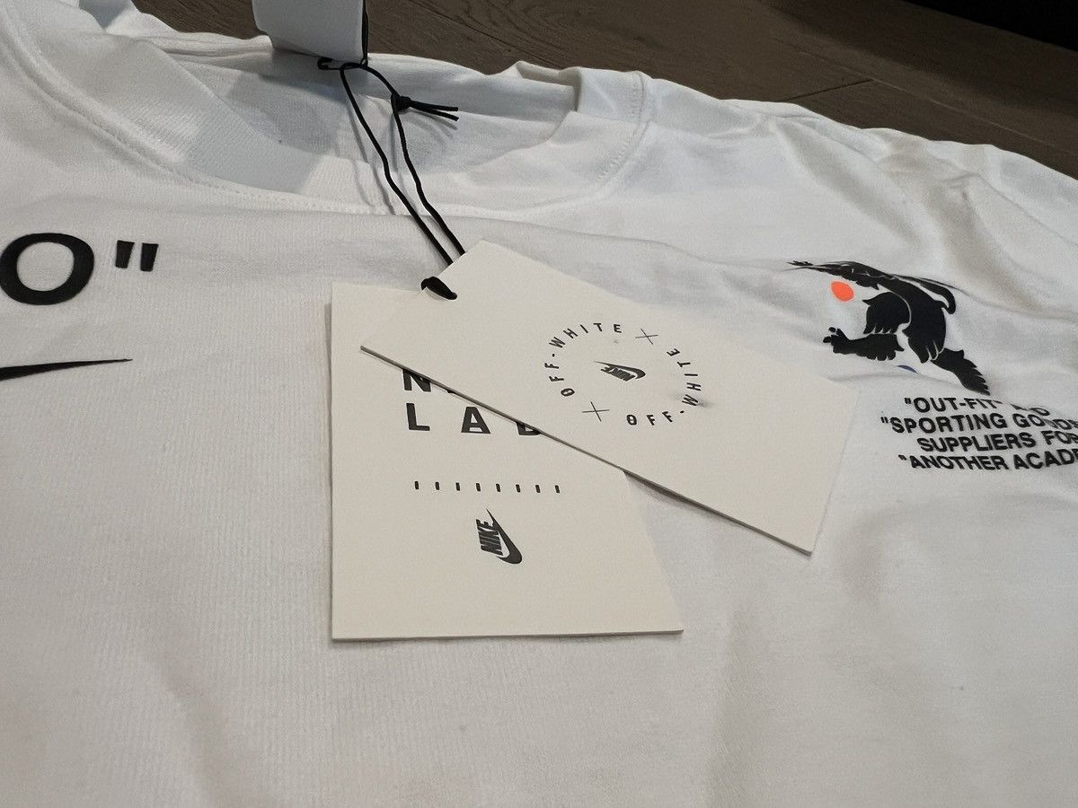 Nike × Off-White Nike x Off-White “Logo” Shirt White Large Size US L / EU 52-54 / 3 - 3 Thumbnail