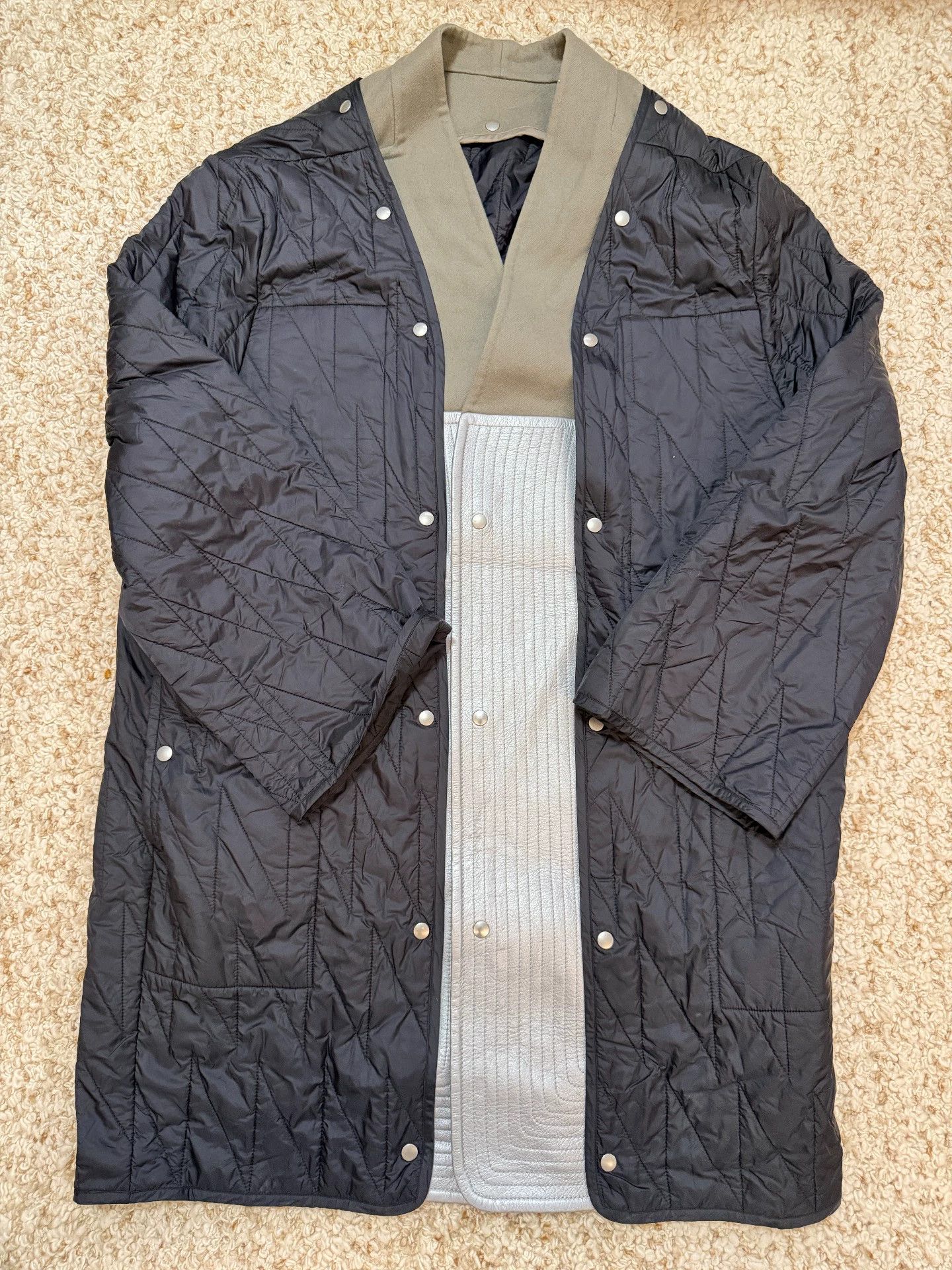 Rick Owens main line lightweight cotton coat.