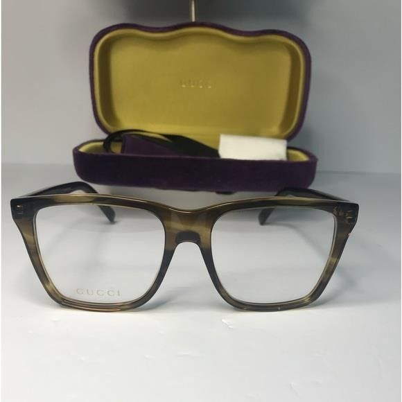 Gucci New Authentic GUCCI GG0452O 004 Oversized Eyeglasses Size ONE SIZE - 6 Thumbnail