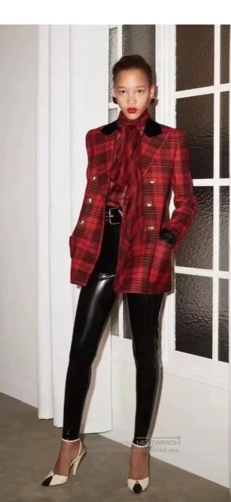Saint Laurent Paris Saint Laurent Paris size 80 Black Gold Leather Belt Size ONE SIZE - 4 Thumbnail