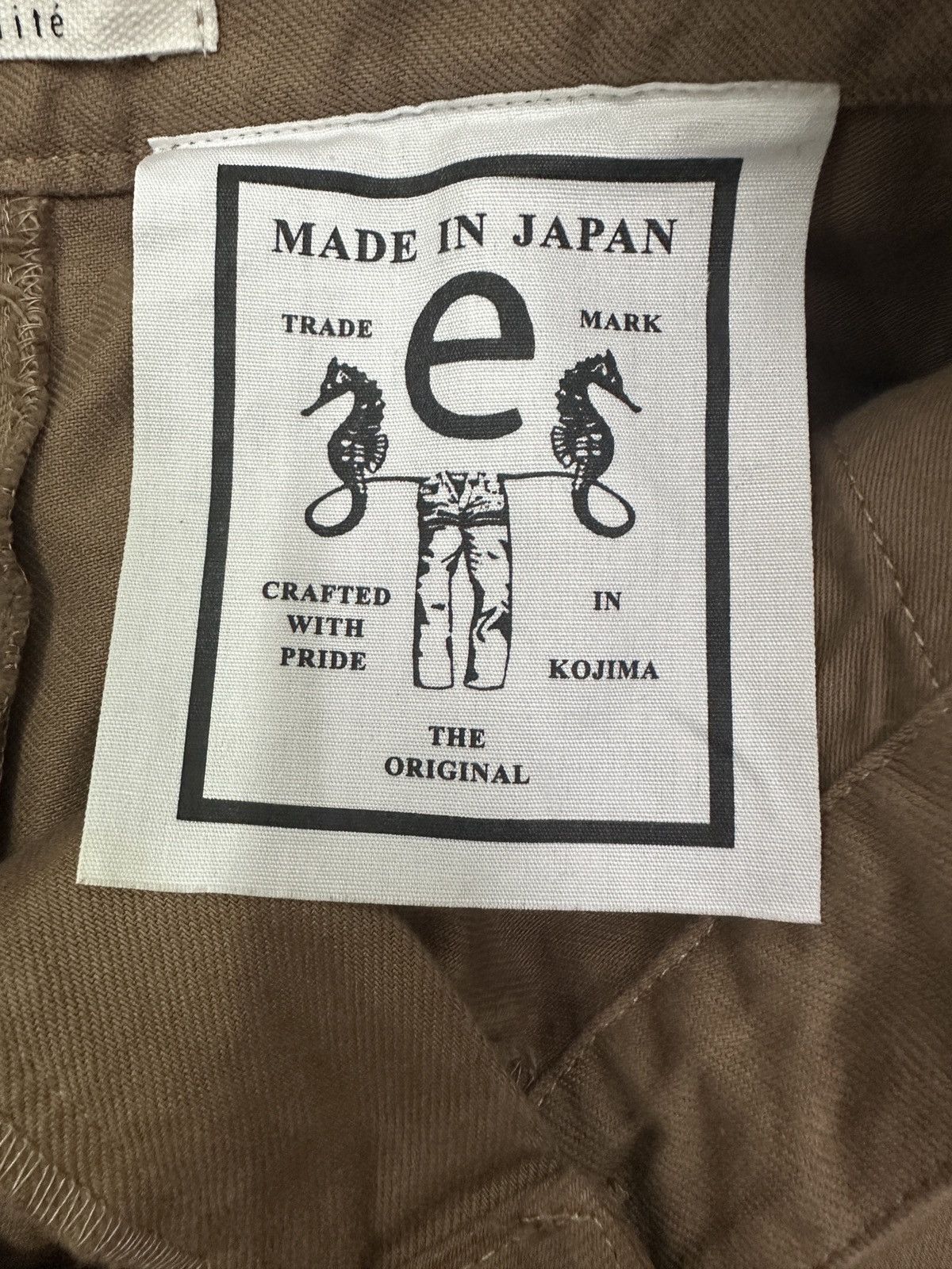Japanese Brand × KOJIMA GENES E xQualité Japanese Cotton Pants Kojima "Crafted With Pride" Size US 33 - 12 Thumbnail