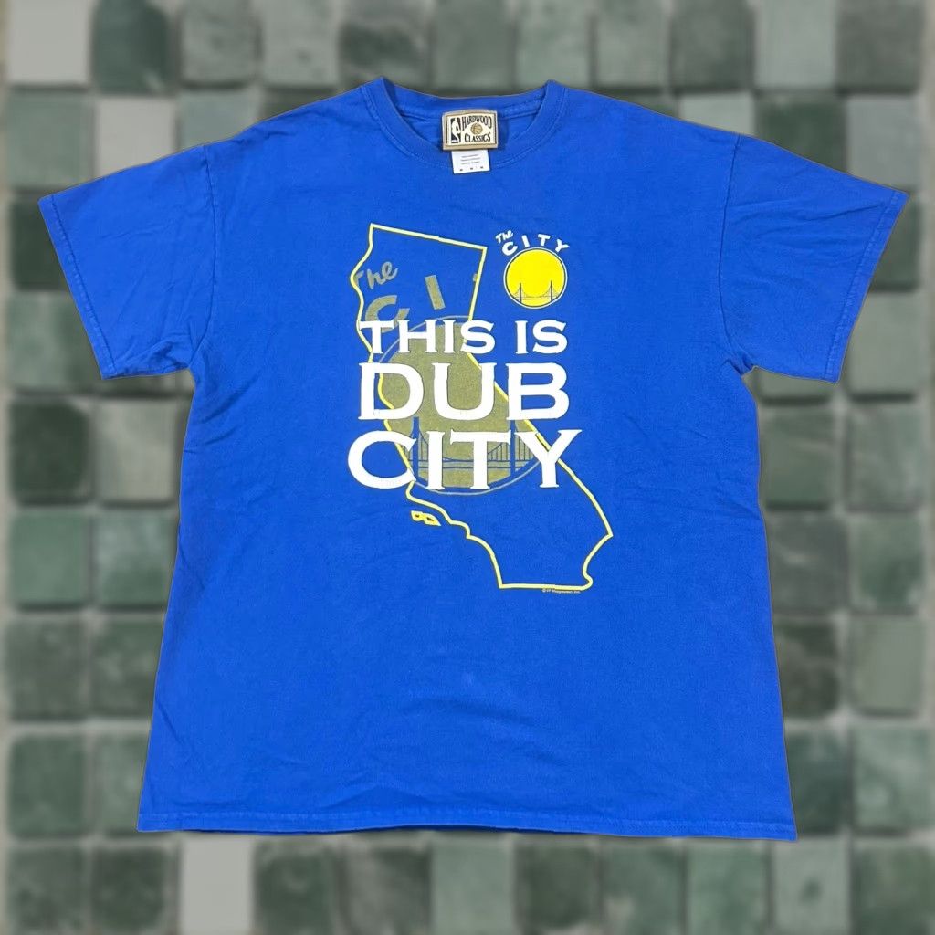 NBA NBA Hardwood Classics Golden State Warriors “DUB CITY” T-Shirt Men’s M Size US M / EU 48-50 / 2 - 1 Thumbnail