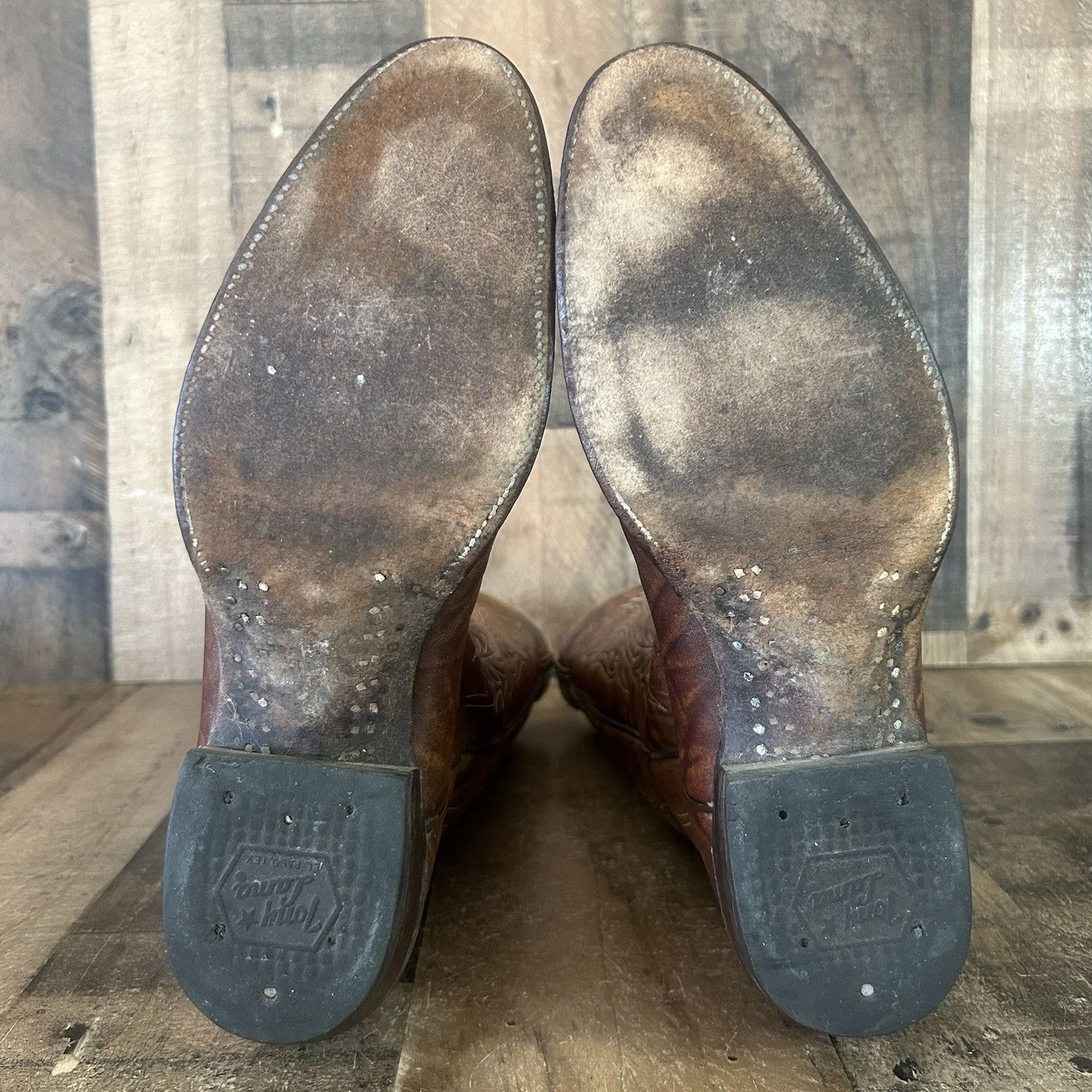 Tony Lama Tony Lama Vintage Gold Label Western Cowboy Boots Mens 11 B Size US 11 / EU 44 - 4 Thumbnail