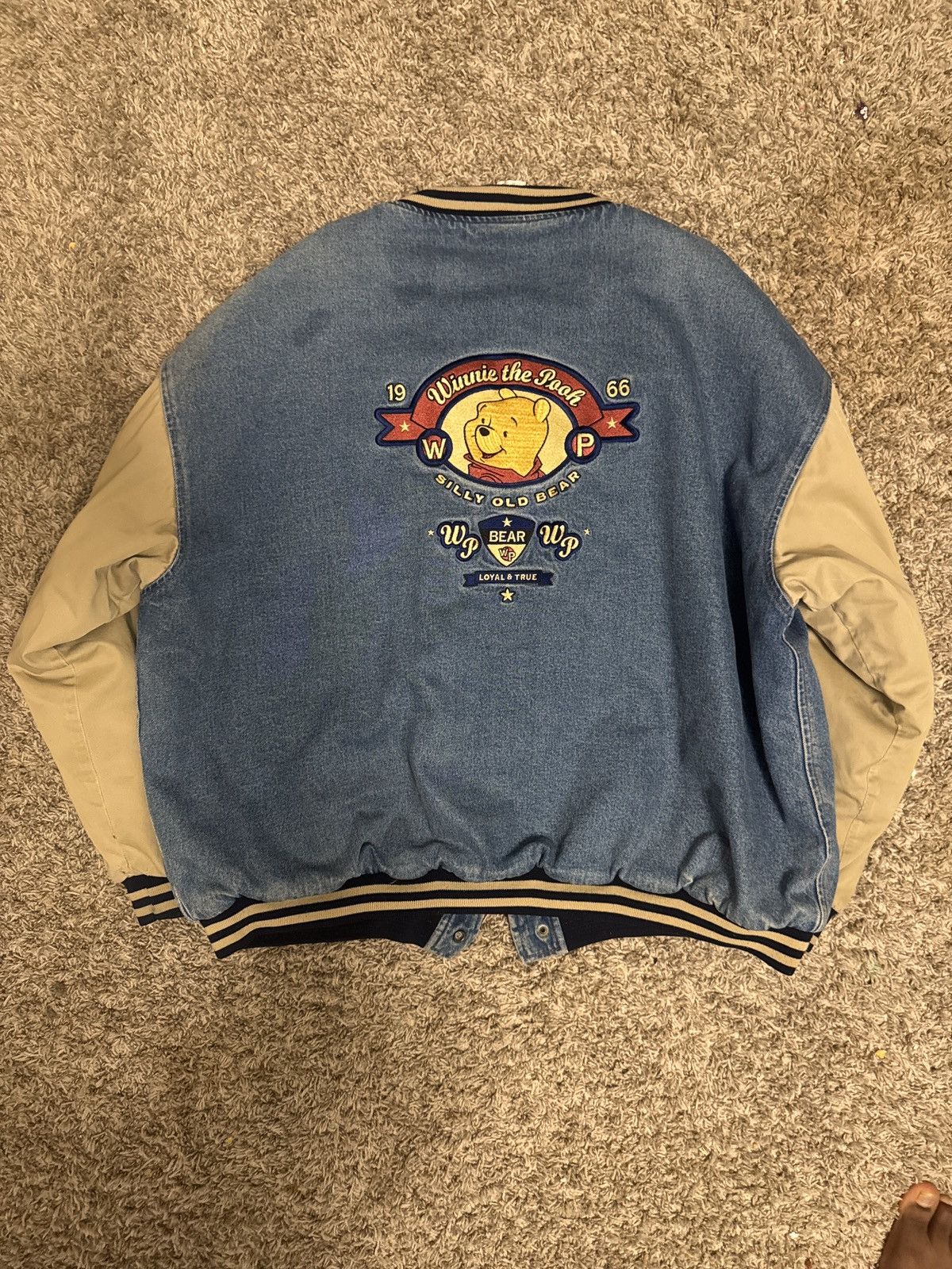 Disney Vintage Disney Pooh Bomber Jacket Size US XXL / EU 58 / 5 - 2 Thumbnail