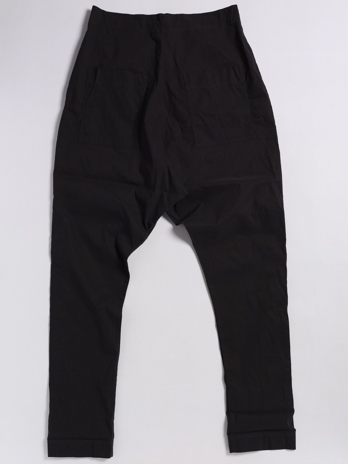 Rundholz Rundholz Black Label Dark Navy Linen Cotton Nylon Wide Pants Size 28" / US 6 / IT 42 - 2 Thumbnail