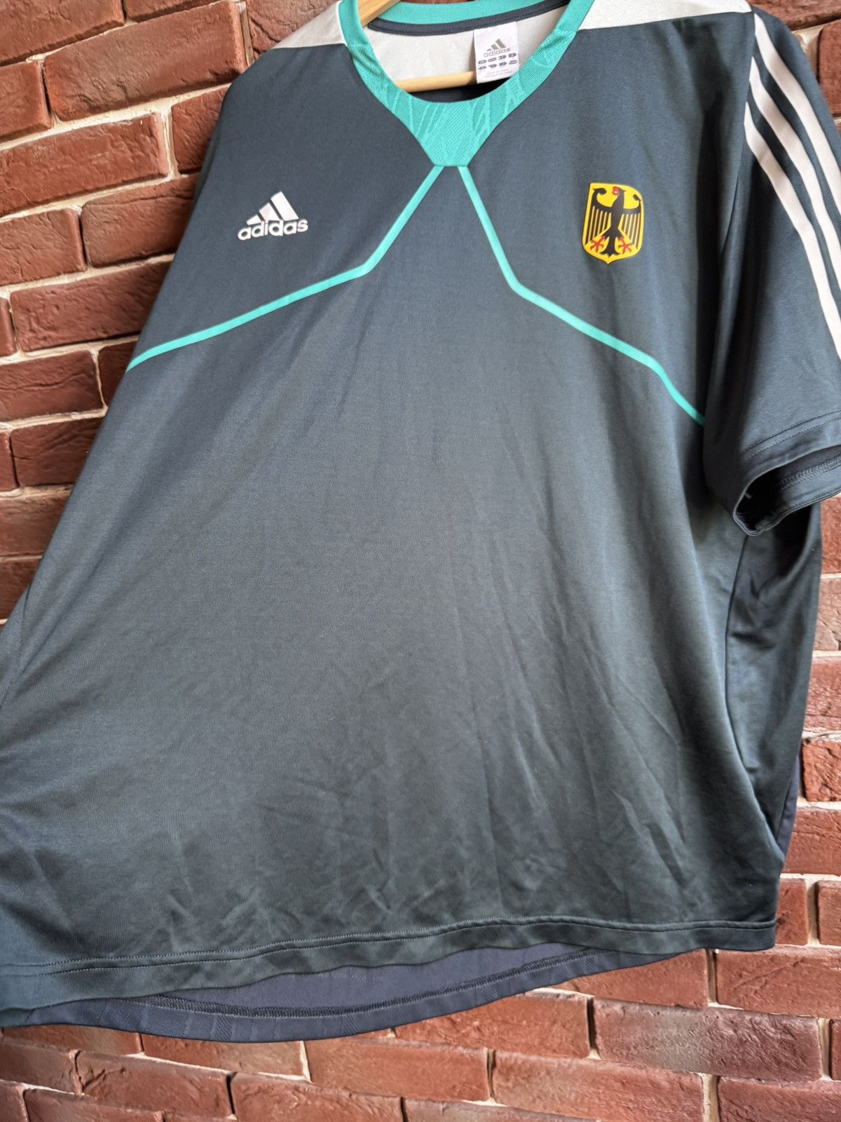 Vintage Rare Vintage 00s Germany Bundeswehr Jersey Adidas Soccer Size US XL / EU 56 / 4 - 3 Thumbnail