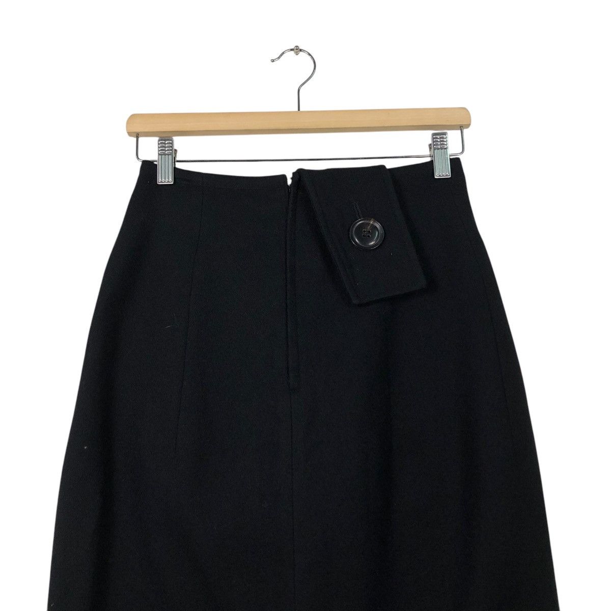 Yohji Yamamoto 🔥VINTAGE WOOL SKIRT Y’S YOHJI YAMAMOTO BELT Size 26" / US 2 / IT 38 - 4 Thumbnail