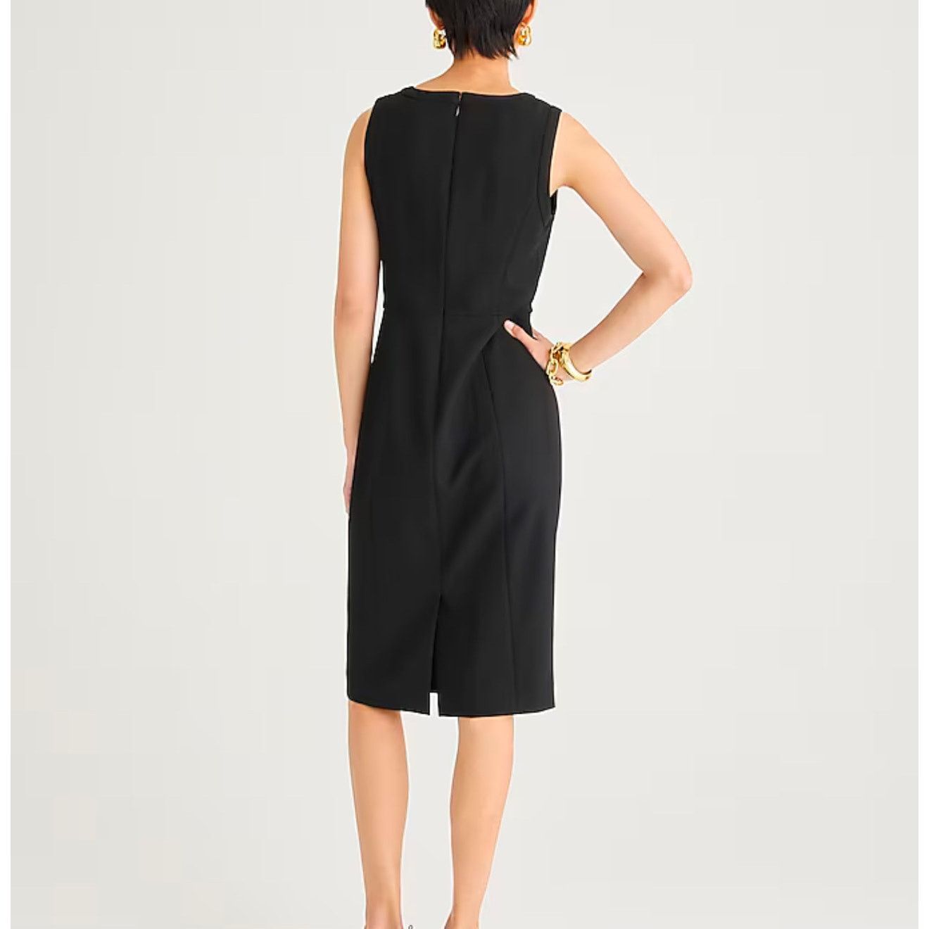 J.Crew NWT J.Crew Sheath Dress In Four Season Stretch Black Size 0 Size XS / US 0-2 / IT 36-38 - 2 Thumbnail