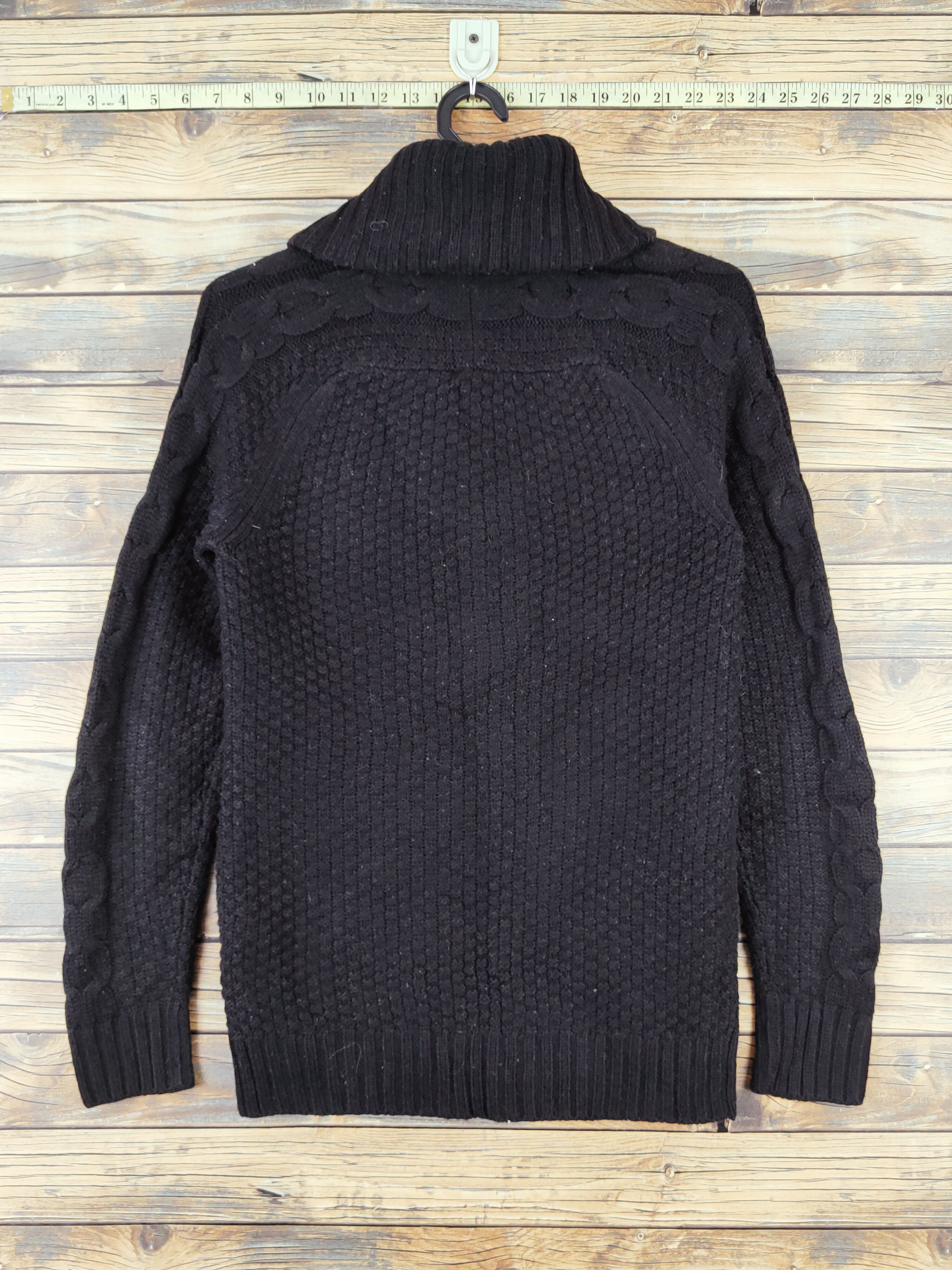 Homespun Knitwear × Vintage Divided H&M Black Knitwear Cardigan #W981 Size XS / US 0-2 / IT 36-38 - 7 Thumbnail
