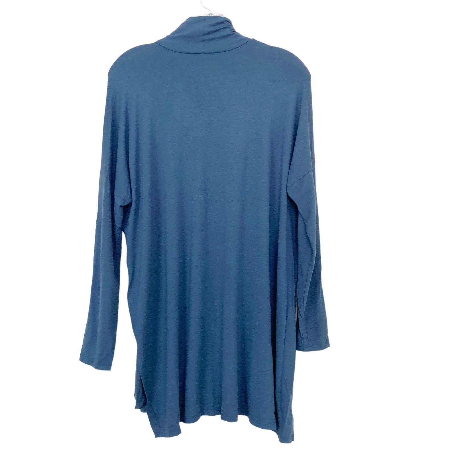 Eileen Fisher Eileen Fisher Blue Long Sleeve Turtleneck Sz S Size S / US 4 / IT 40 - 4 Thumbnail