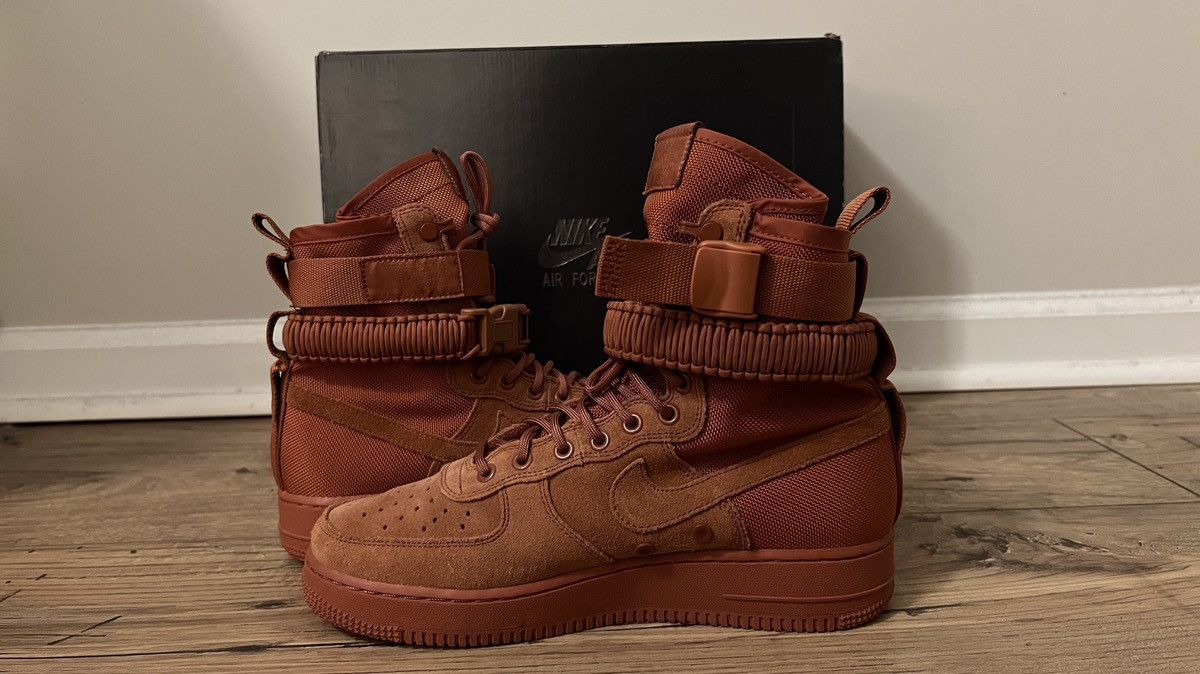 Nike Nike SF AIr Force 1 Dusty peach Clay Size US 9 / EU 42 - 2 Thumbnail