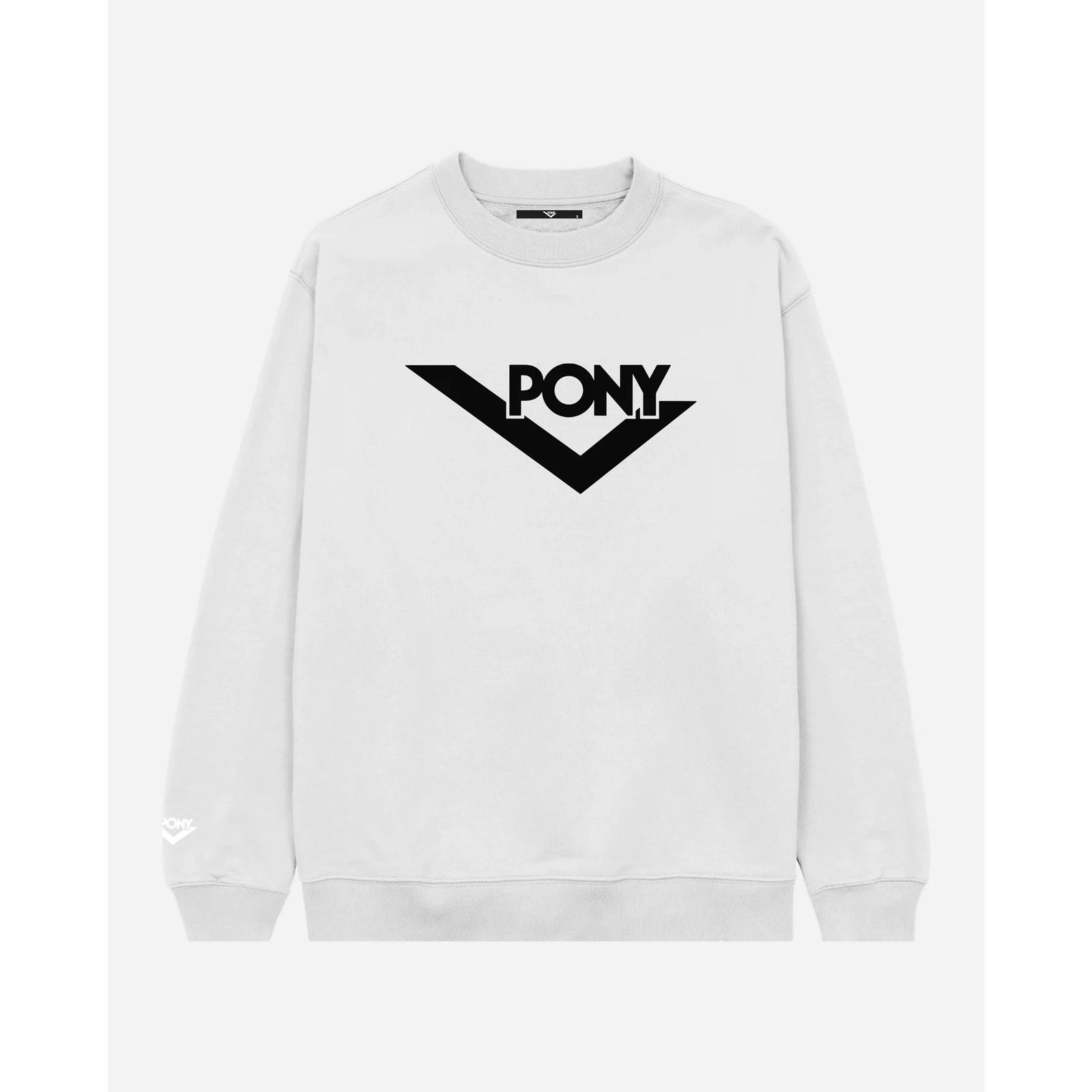 PONY Pony Classic LockUp White Crewneck - Size M - NEW Size US M / EU 48-50 / 2 - 1 Thumbnail