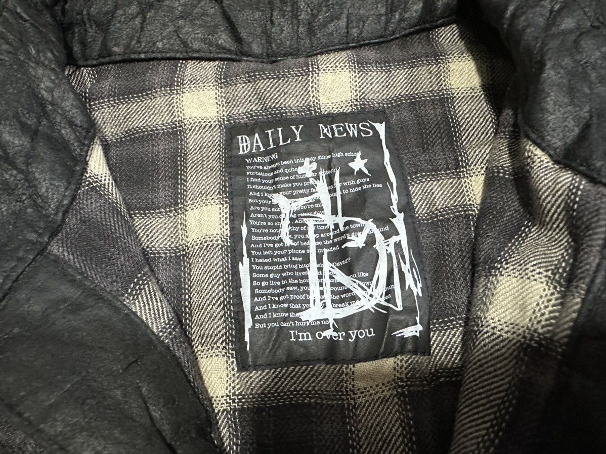 14th Addiction × If Six Was Nine × Japanese Brand 🔥Rare Y2K Archived Daily News Western Shirt Skull Goth Punk Size US L / EU 52-54 / 3 - 14 Thumbnail