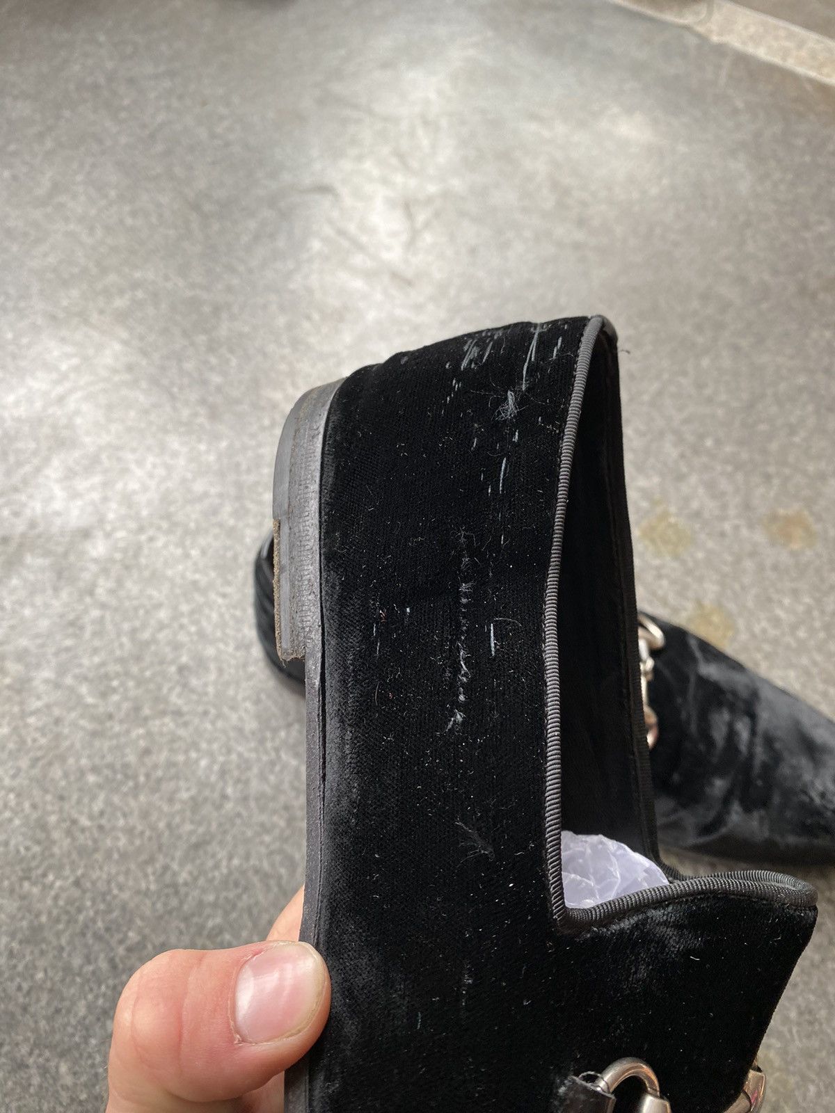 Gucci Gucci Velvet Loafers Size US 7 / EU 40 - 8 Thumbnail
