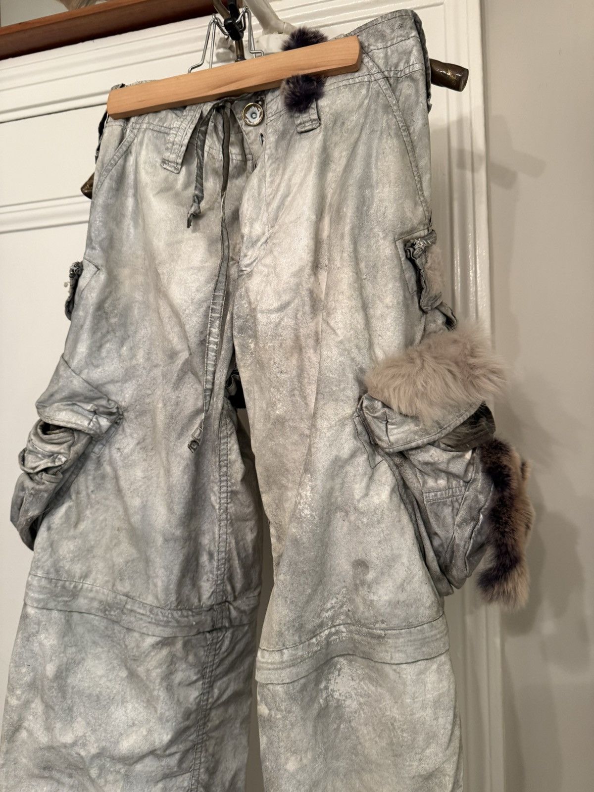 If Six Was Nine If six was nine silver grey pants cargo style Size 27" / US 4 / IT 40 - 1 Thumbnail