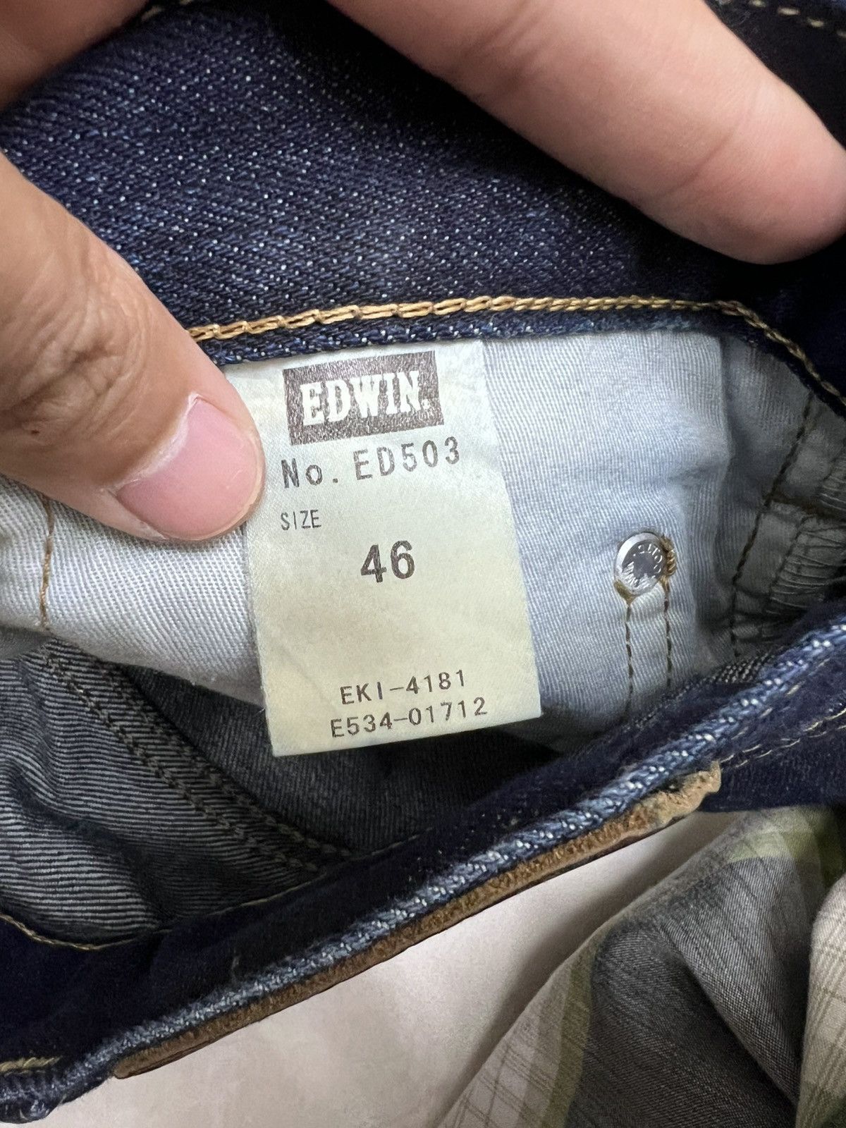 Edwin JapaneseBrand Edwin Oversize Denim Jeans Pant Size US 44 / EU 60 - 9 Thumbnail