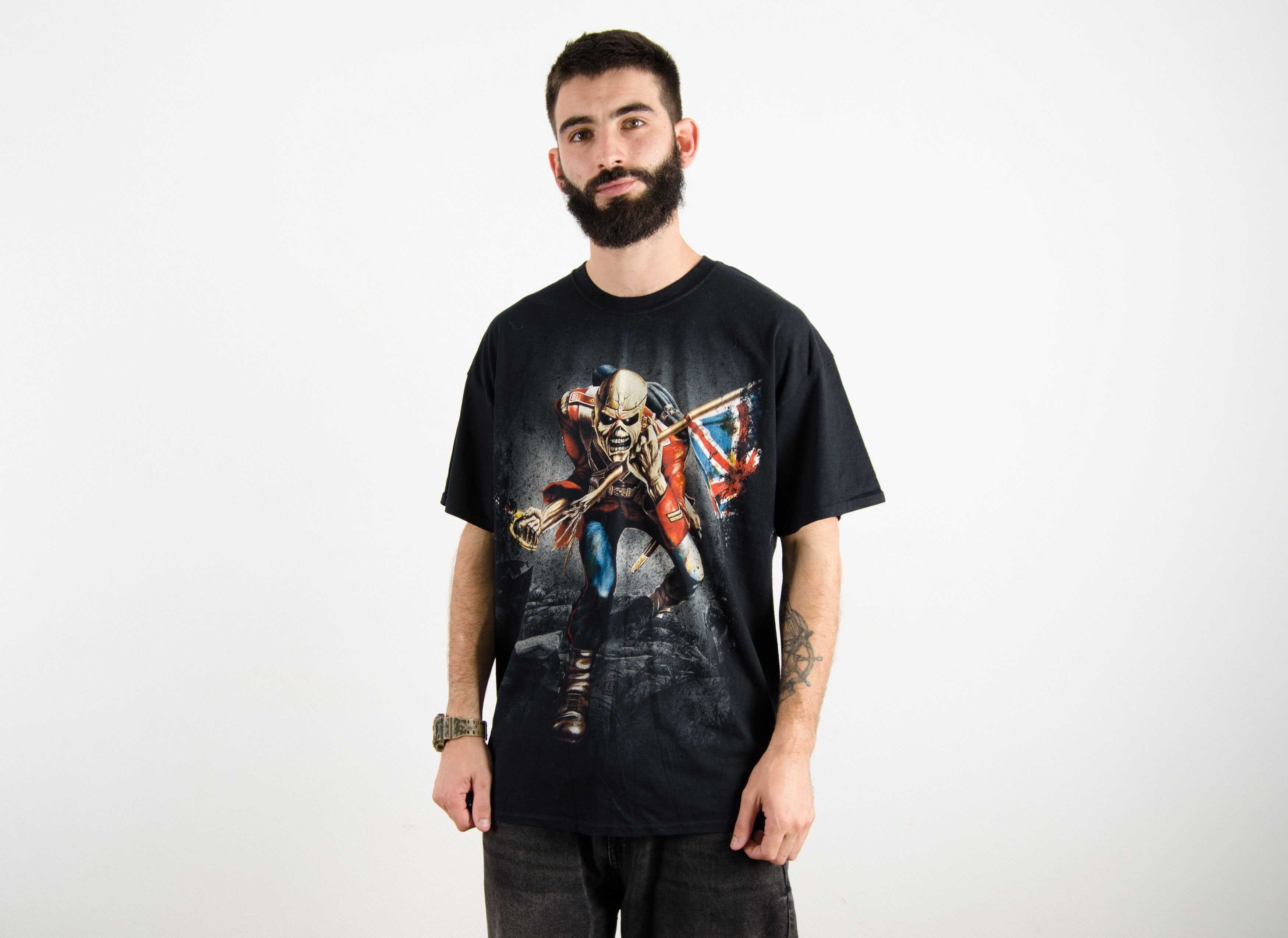 Iron Maiden Iron Maiden Trooper Graphic T Shirt Size US XL / EU 56 / 4 - 1 Thumbnail
