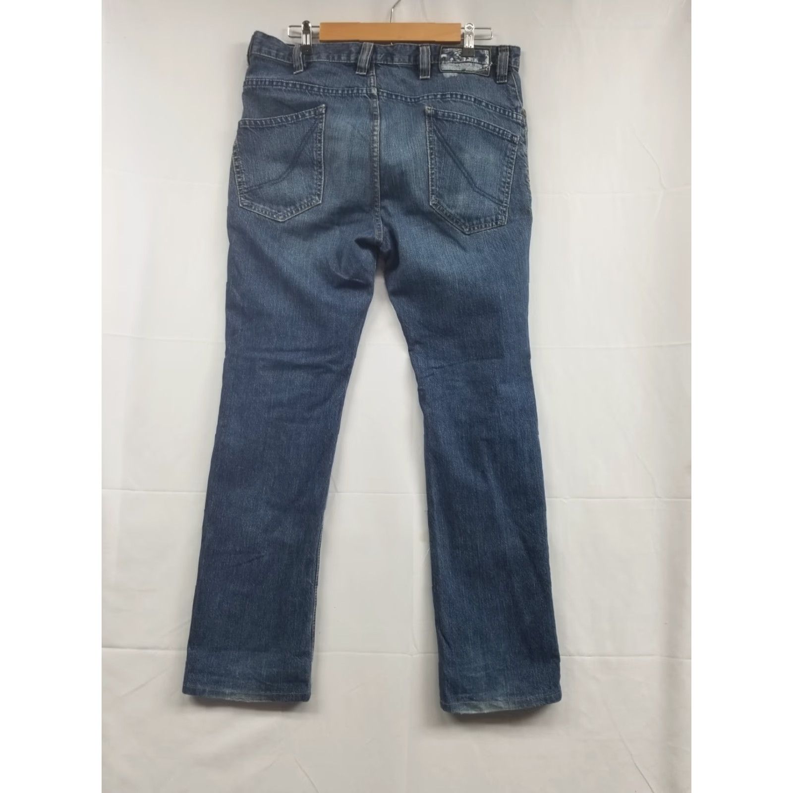 Billabong VINTAGE Billabong Jeans Mens 32x32 Denim Blue 90s Y2K Distressed See Pics Size US 32 / EU 48 - 2 Thumbnail