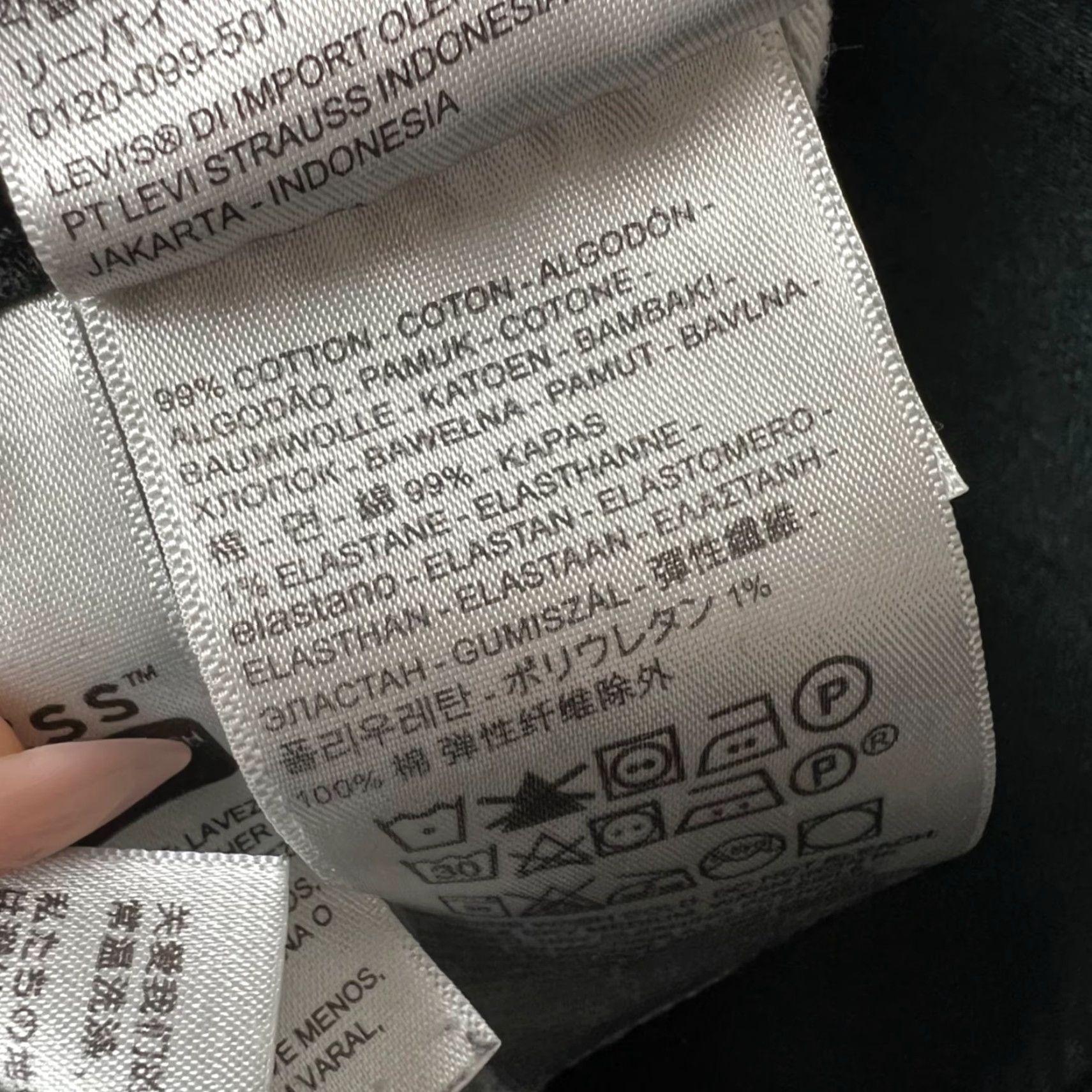 Levi's Levis 512 Mens 32 x 31 Skinny Fit Stretch Jeans Black Denim Regular Size Levi's 500 Series Men Jeans Slim Style Size US 32 / EU 48 - 4 Thumbnail