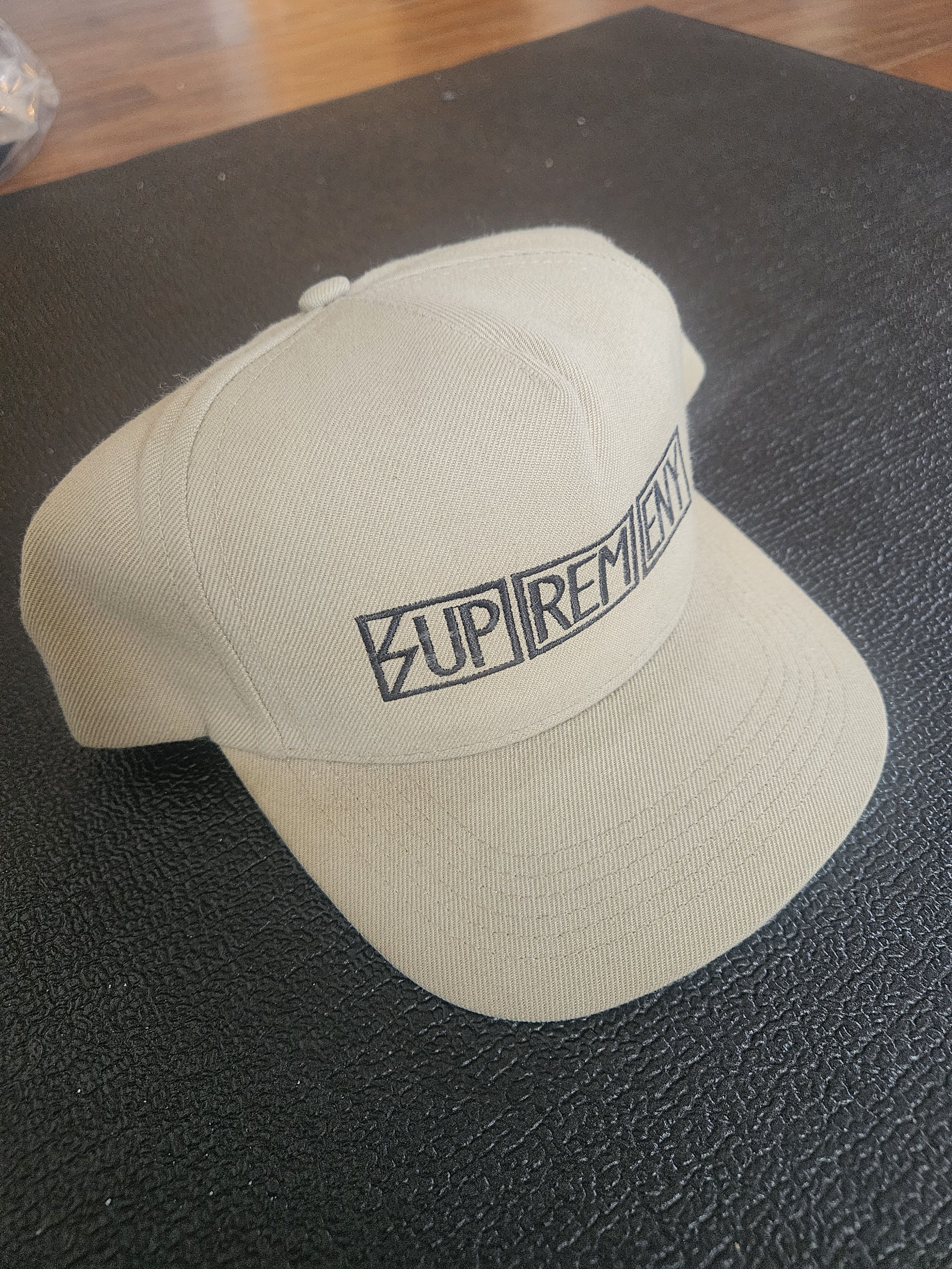 Supreme Supreme Subhumans Snapback Hat - Grey/Tan - RARE! Size ONE SIZE - 2 Thumbnail