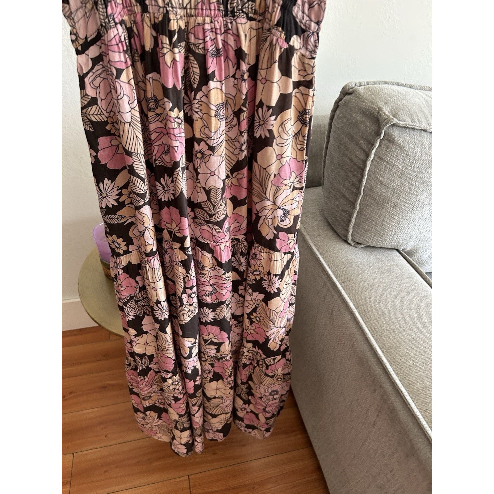& Other Stories Natural Life Floral Maxi Dress Floral Prairie Boho Cottage S Size S / US 4 / IT 40 - 2 Thumbnail