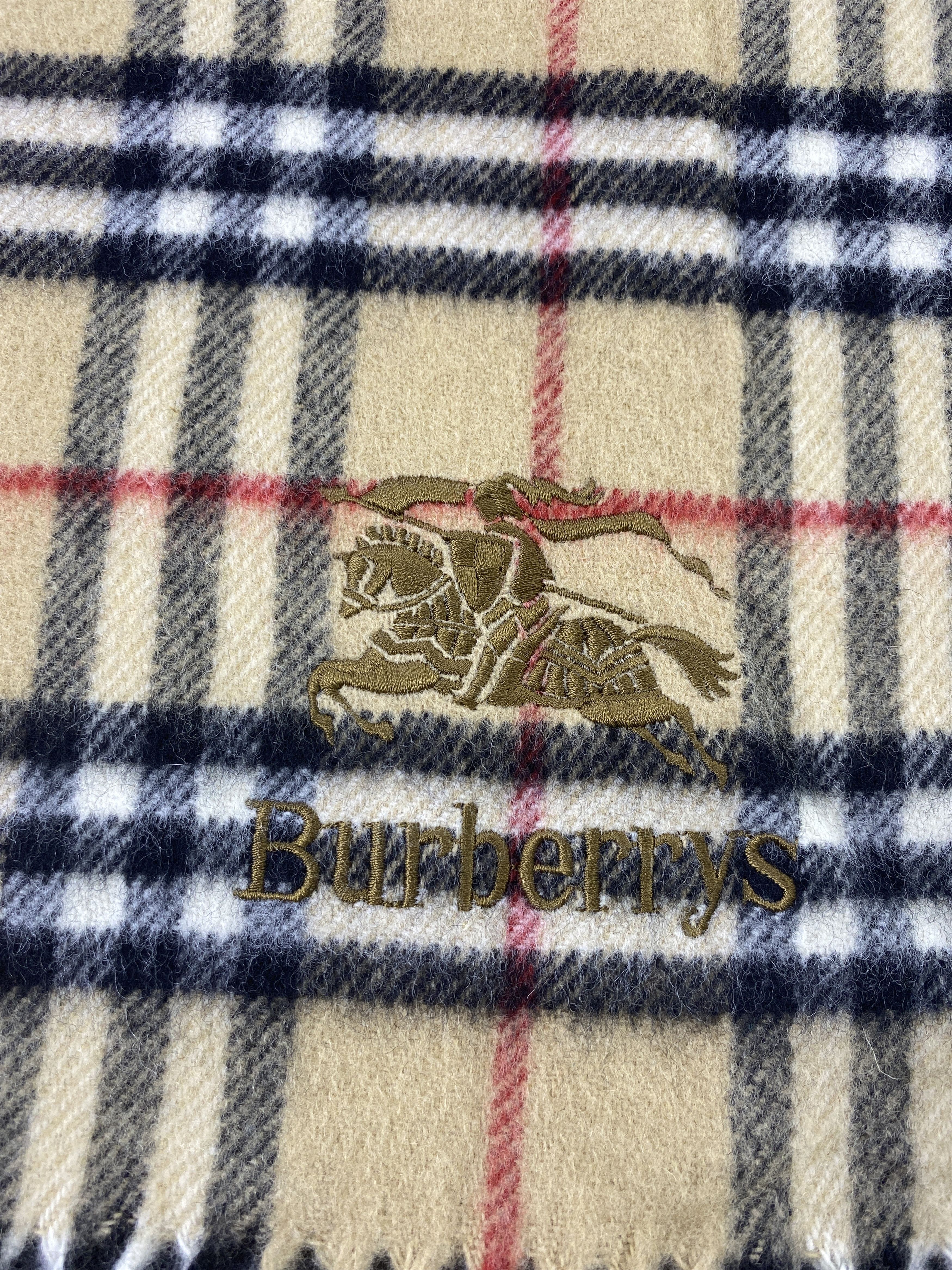 Burberry VINTAGE BURBERRY Scarf / Muffler / Neckwear -T986 Size ONE SIZE - 5 Thumbnail