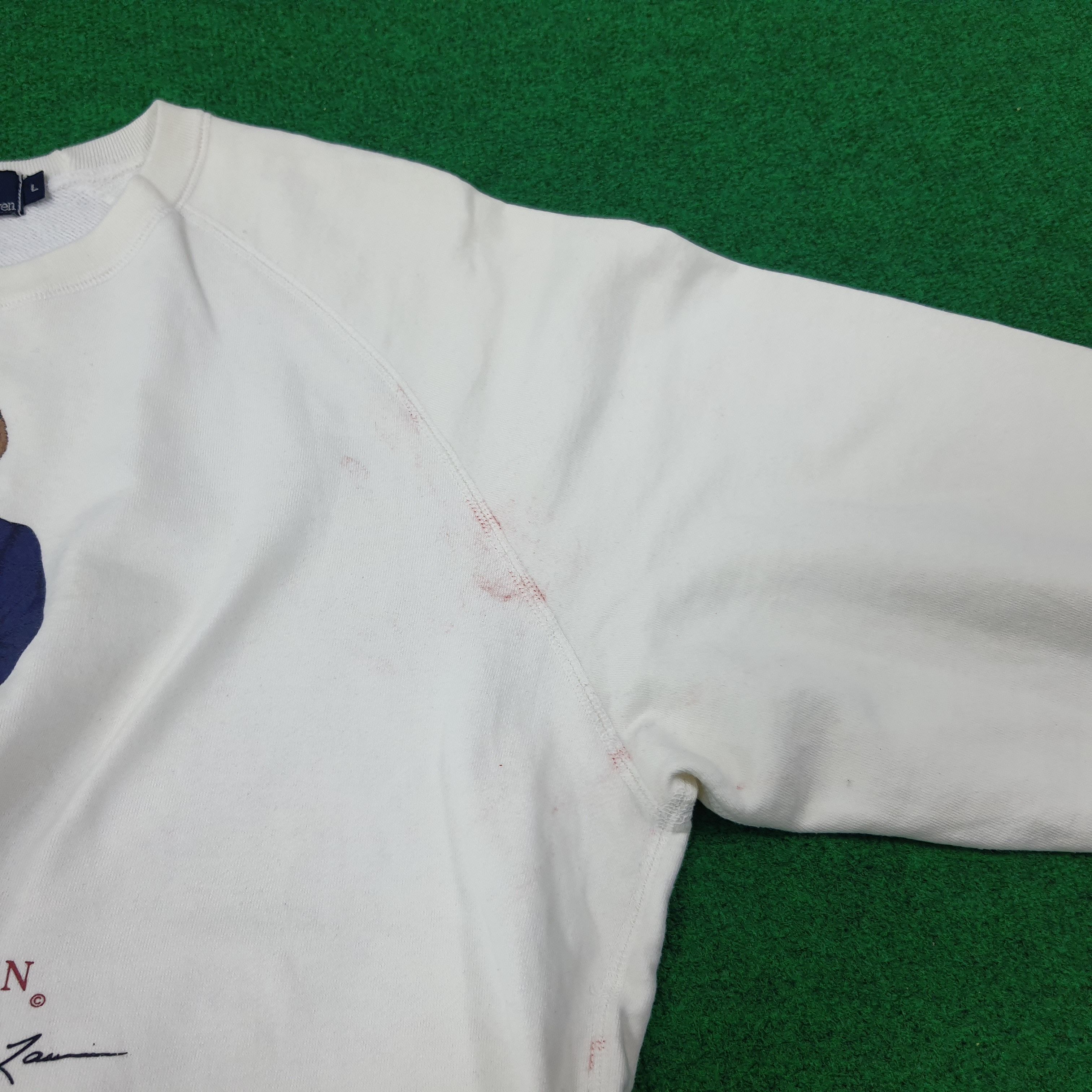 Polo Ralph Lauren Vintage Polo Bear by Ralph Lauren Sweatshirt C241N4 Size US L / EU 52-54 / 3 - 11 Thumbnail