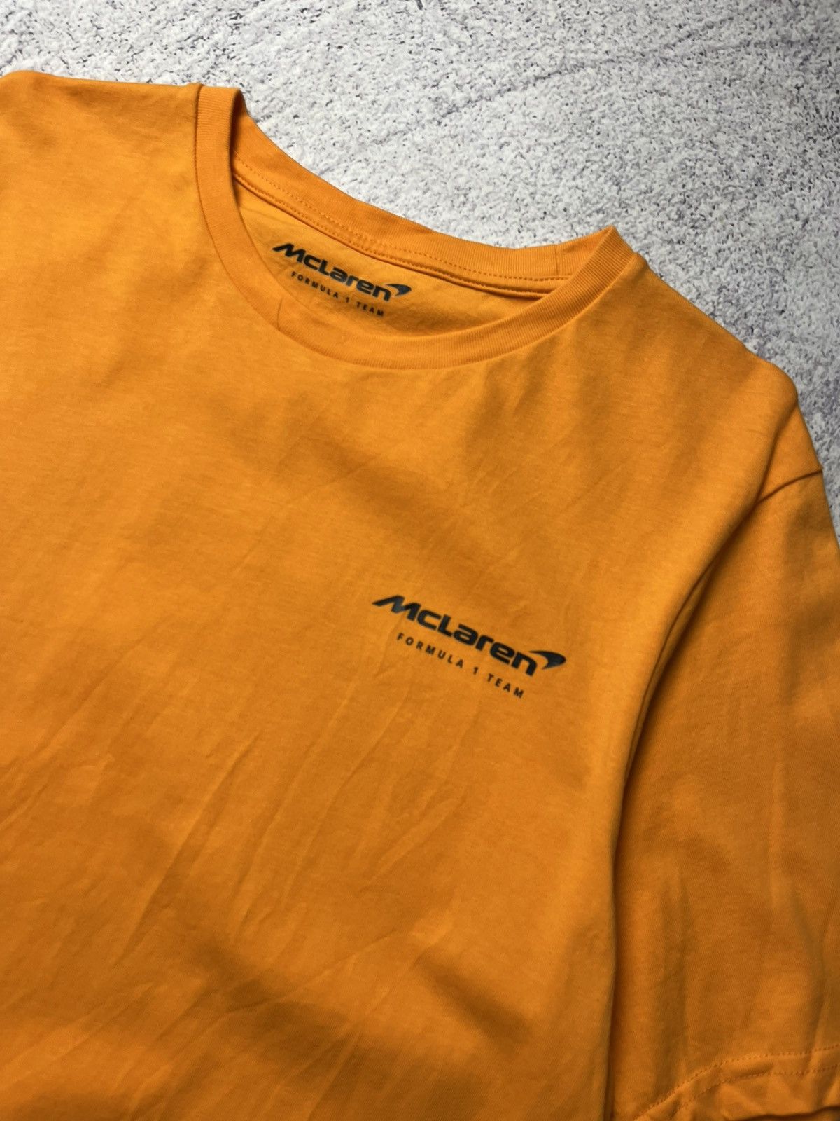 Vintage Mclaren big logo Orange t-shirt tee 90s racing moto rare Size US M / EU 48-50 / 2 - 7 Thumbnail