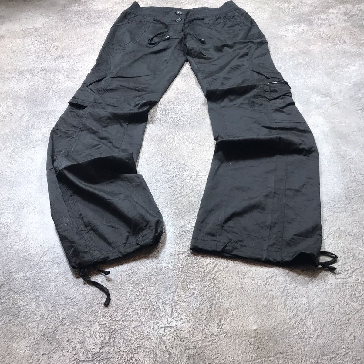 Vintage Vintage 90s Baggy Cargo Pants Parachute Distressed Grunge 28 Size 28" / US 6 / IT 42 - 1 Thumbnail
