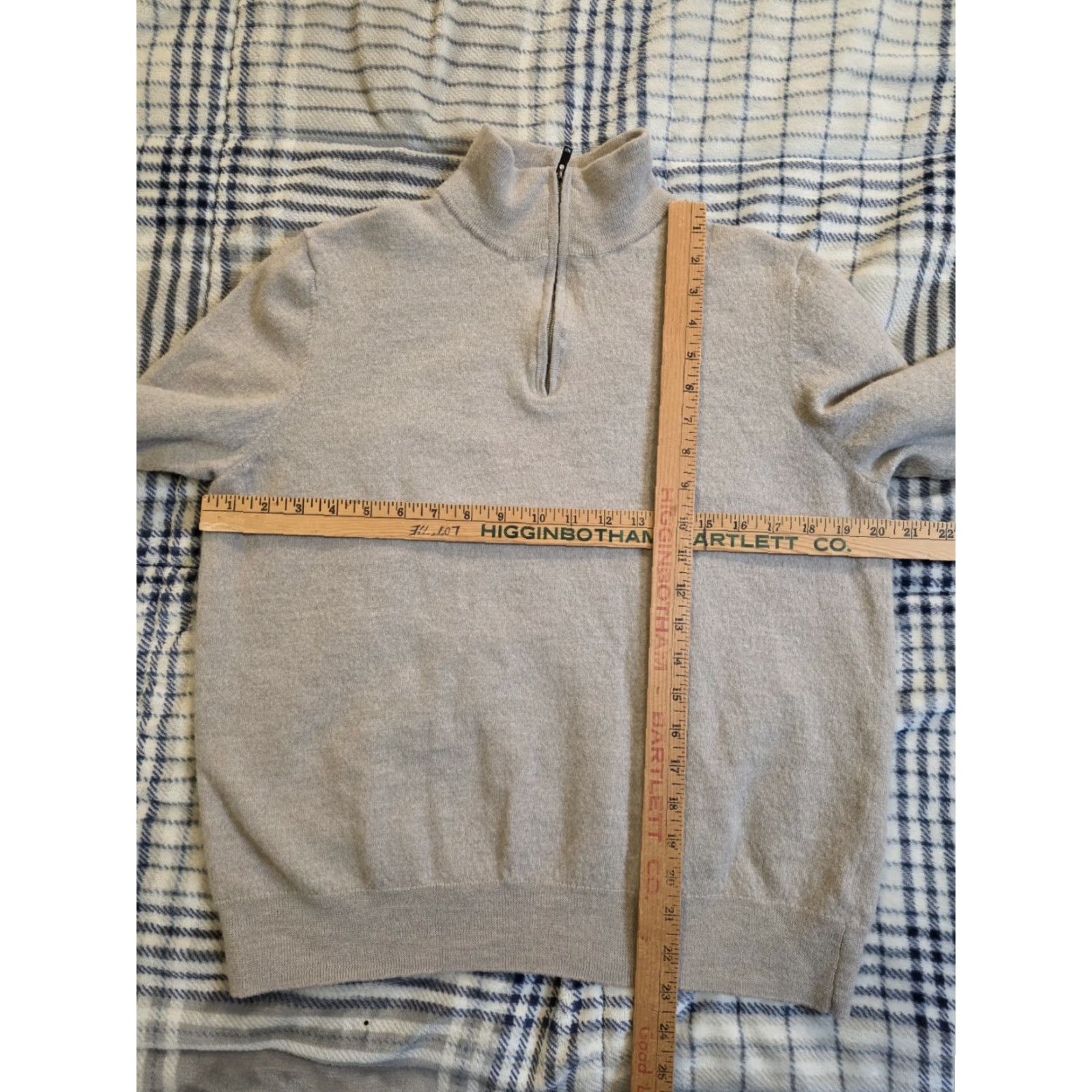 Christian Lacroix VINTAGE Christian Lacroix 100% Extra Fine Merino Wool 1/4 Zip Sweater Beige Women's XL Shirt Pullover Classic Womens Size XL / US 12-14 / IT 48-50 - 7 Thumbnail