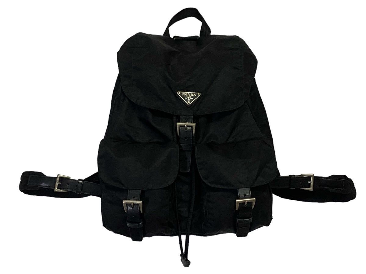 Prada Vintage Prada Tessuto Nylon Mini BackPacks Size ONE SIZE - 7 Thumbnail