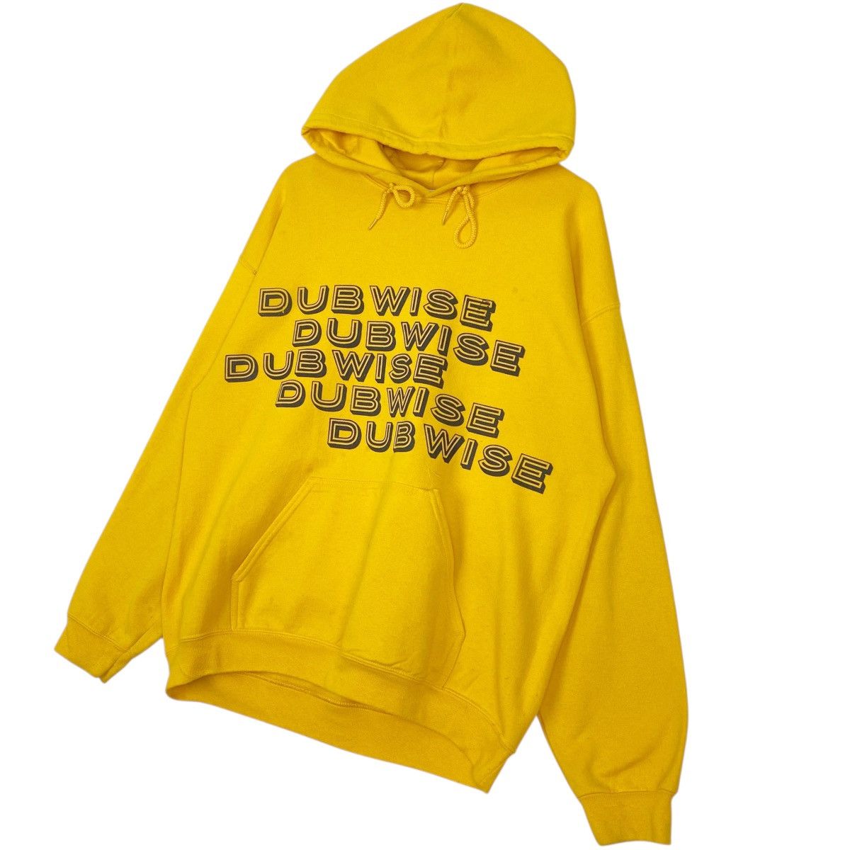 Vintage Vintage Gildan Heavy Hoodie Printed Sweater Yellow Size L Size US L / EU 52-54 / 3 - 2 Thumbnail
