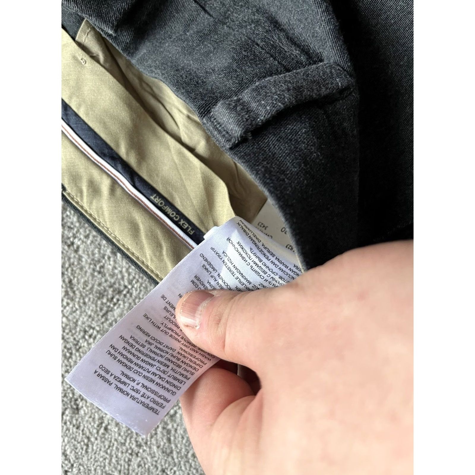 Dockers DOCKERS Pants Mens 30x30 Slim Fit Stretch Cotton Gray Flex Comfort Leg Size US 30 / EU 46 - 6 Thumbnail