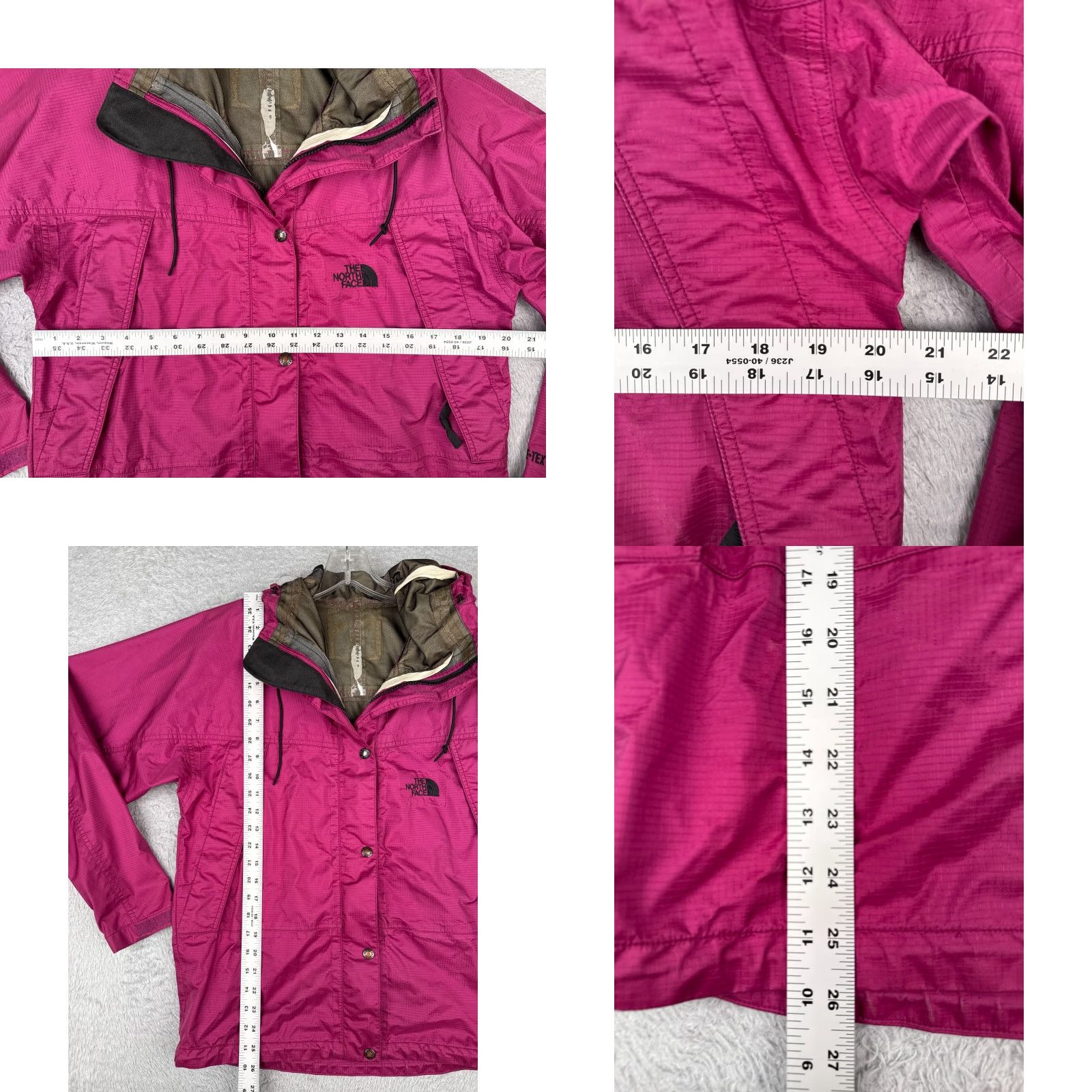 The North Face VINTAGE The North Face Jacket Women S Pink Gore-Tex Hooded Full Zip Size S / US 4 / IT 40 - 8 Thumbnail