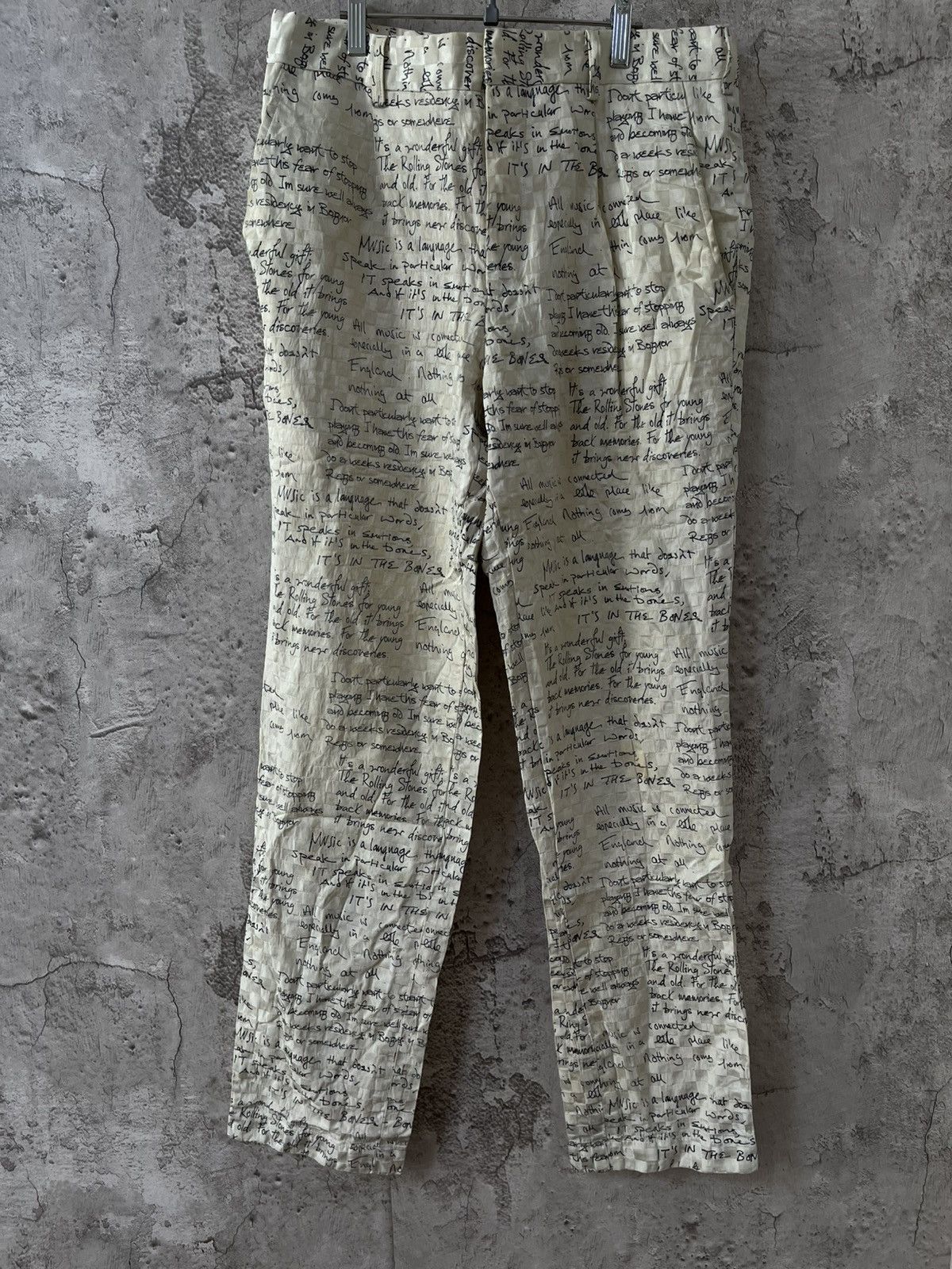 Comme des Garcons Homme Plus Comme des Garçons Homme Plus “Music Is a Language” Pants Size US 32 / EU 48 - 2 Thumbnail
