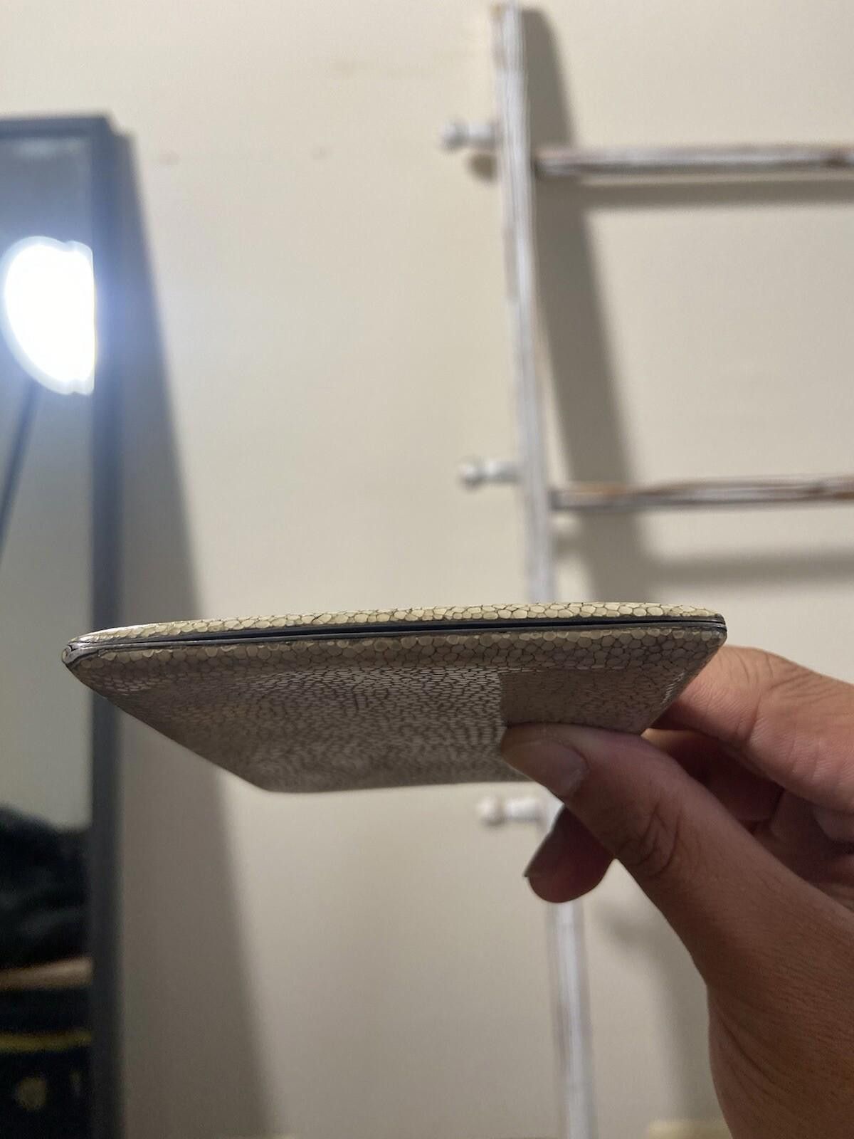 Other Shagreen ivory stingray silver plate cigarette case, England Size ONE SIZE - 11 Thumbnail