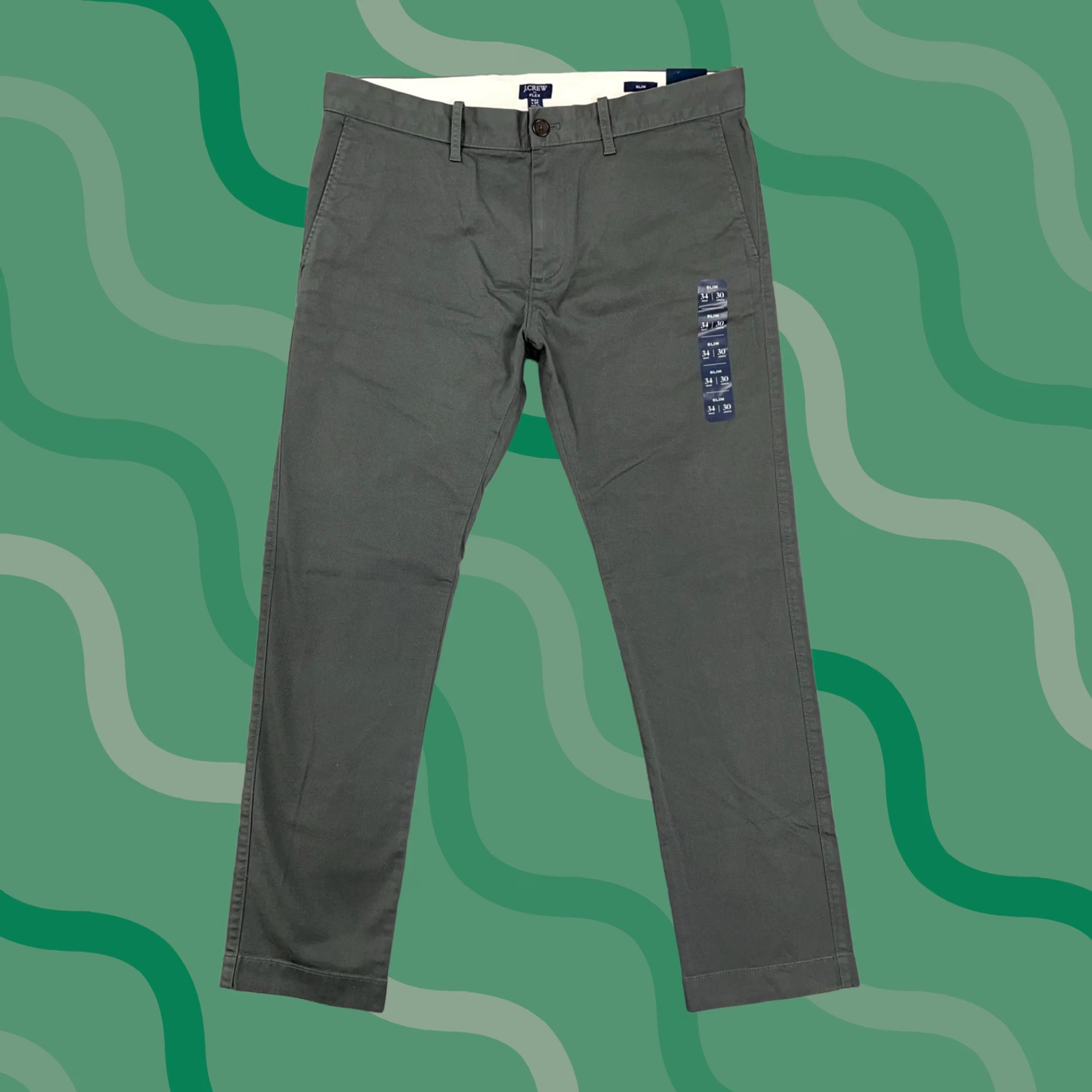 bowery slim-fit dress pant in stretch chino J.CREW Bowery Slim Fit Dress Pants in Stretch Chino Khaki Tan, 32 x 34  AN573