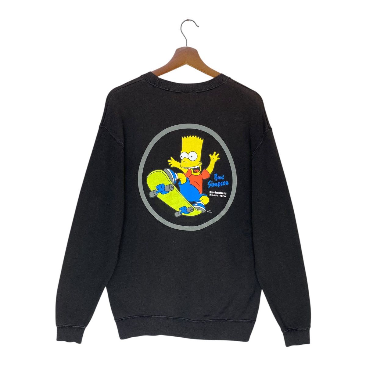 Cartoon Network × The Simpsons Vintage Bart Simpsons Sweatshirt Springfield Skate Size L Size US L / EU 52-54 / 3 - 5 Thumbnail