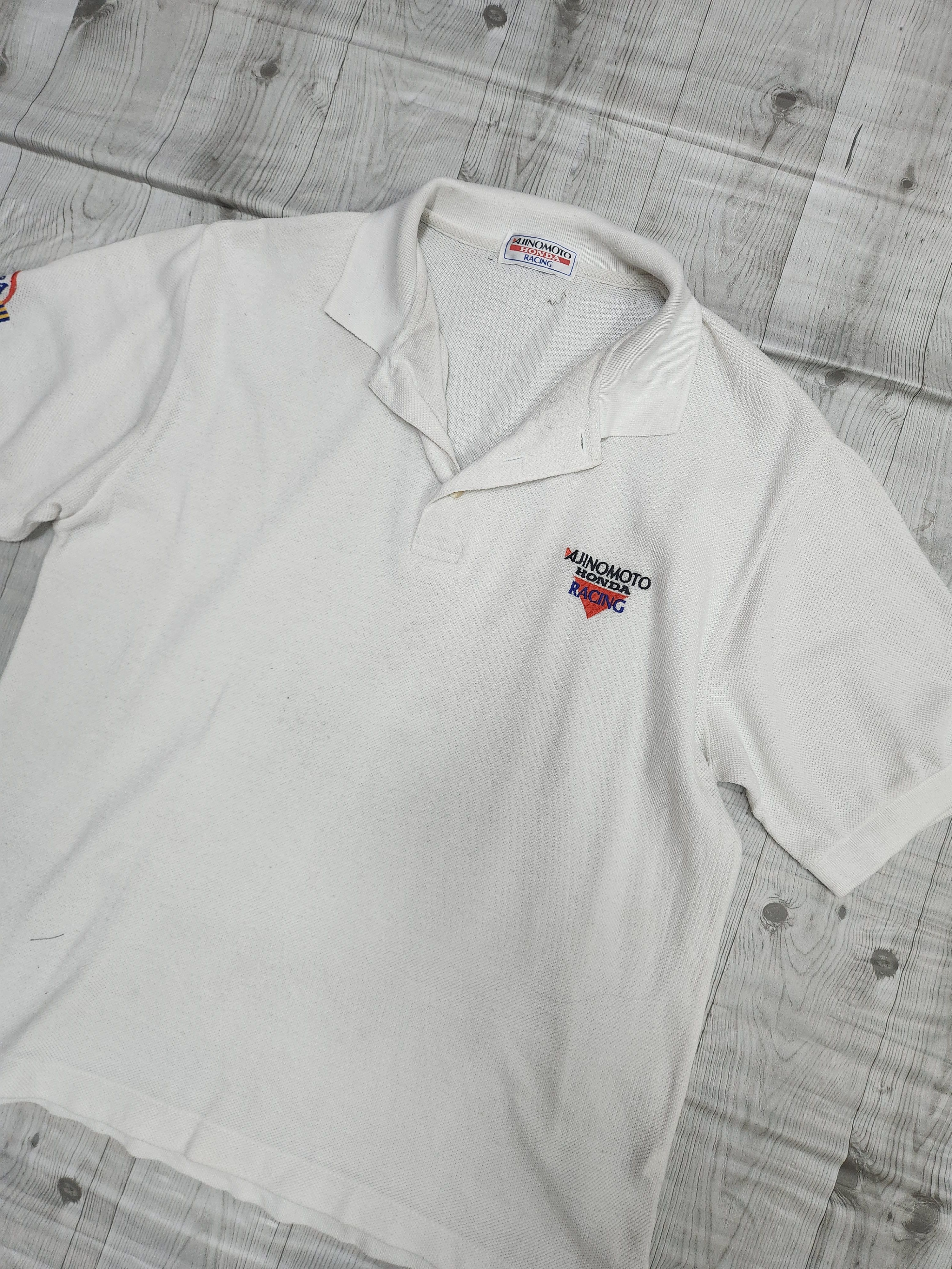 Honda × Japanese Brand Vintage 1980s Honda Racing Japan Polo Shirt Size US M / EU 48-50 / 2 - 1 Thumbnail